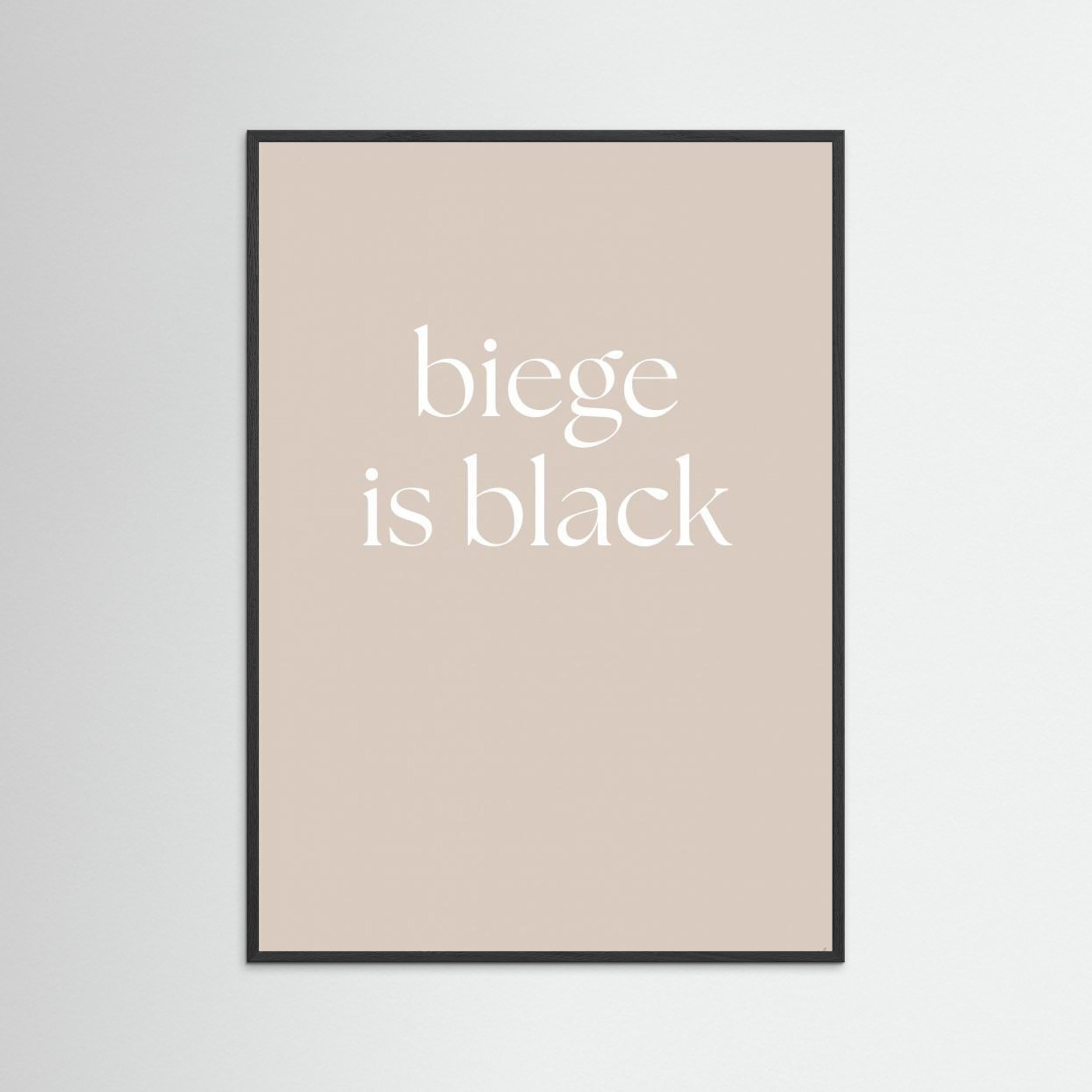 Biege Is Black by Anne Marie Volfova