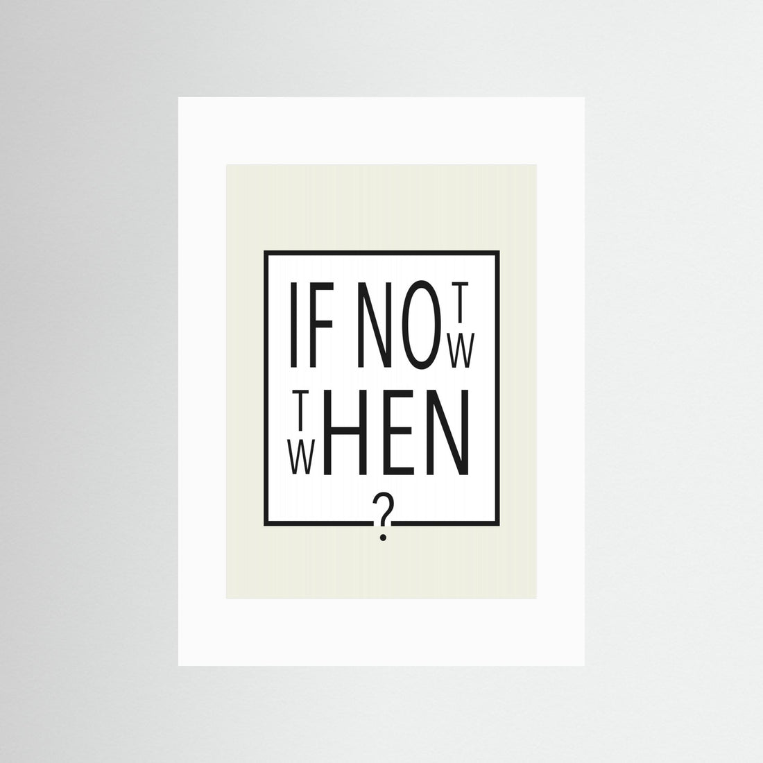 If not now - then when? by Andreas Magnusson