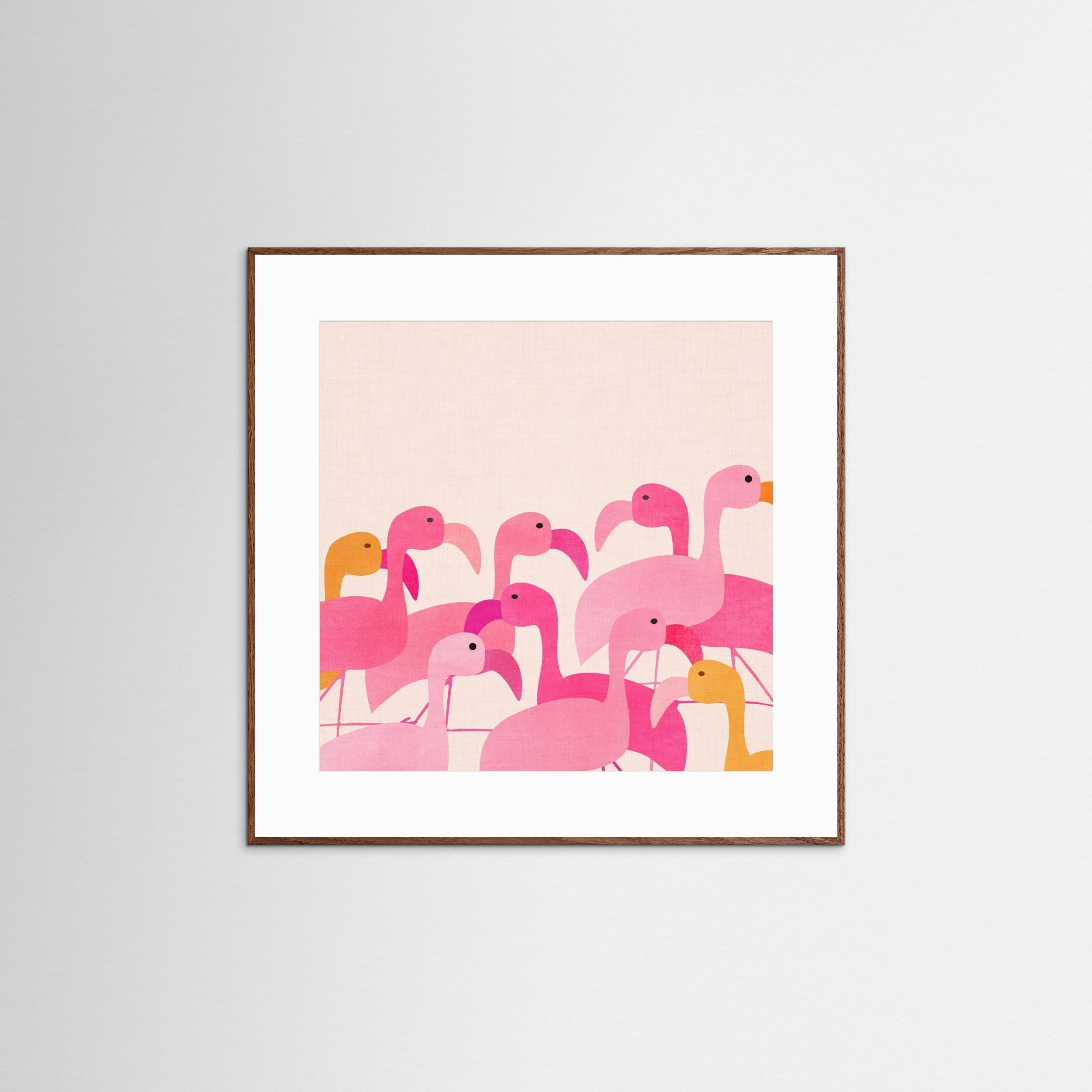 Flamingos by Kristian Gallagher