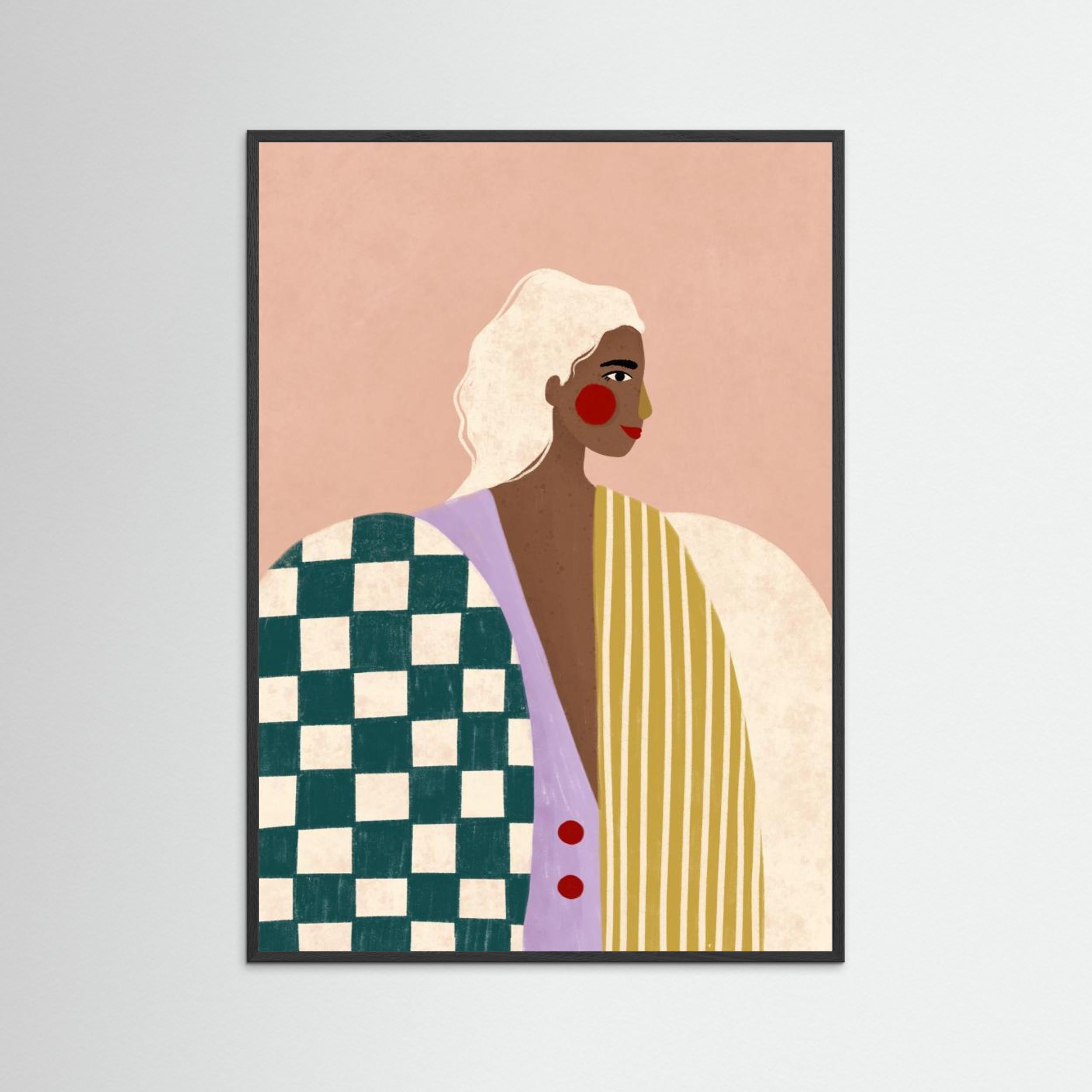 Funky Blouse by Bea Müller - Fine Art Paper Print - dreamtprint.art - 14 x 21 cm / 5 x 8″ (A5)