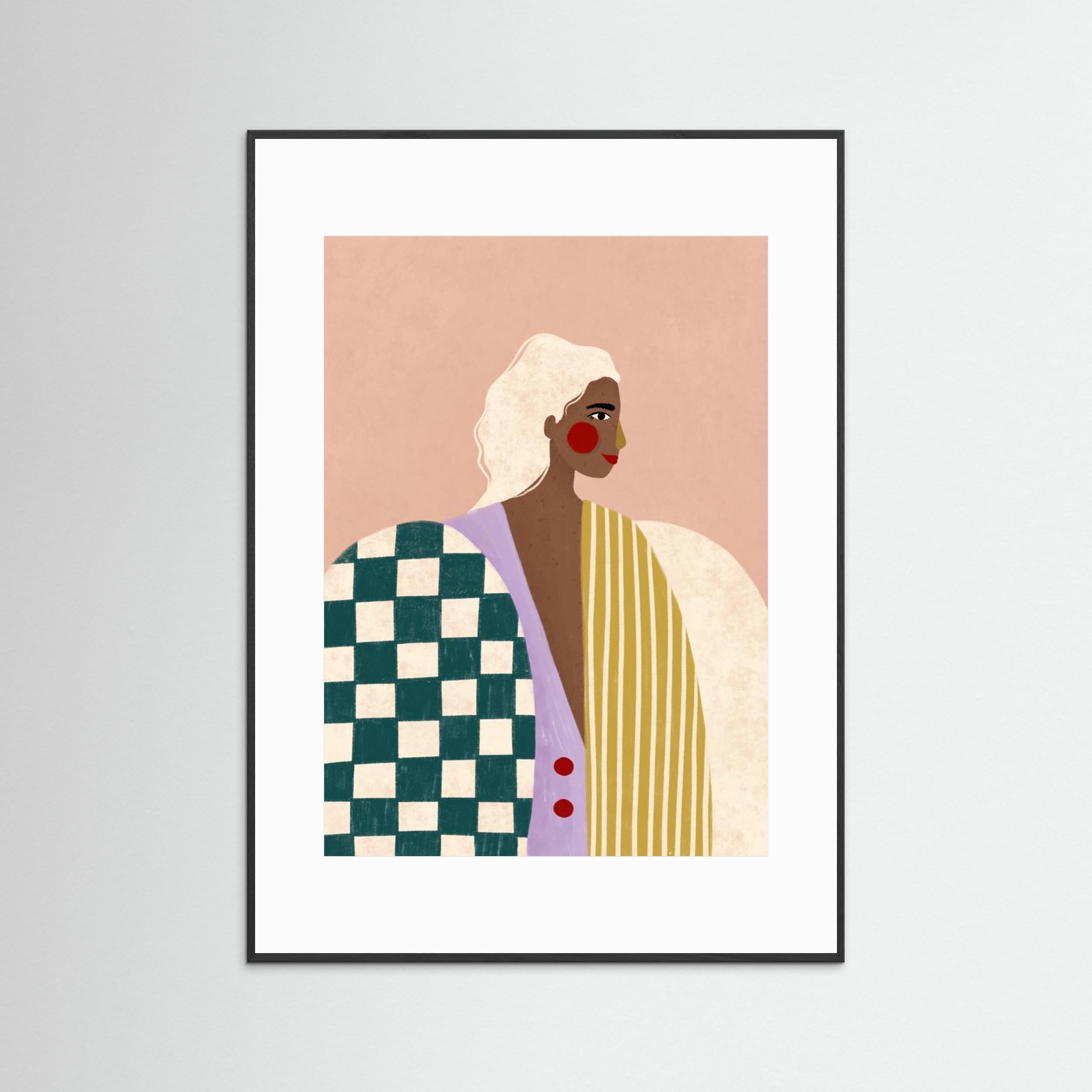 Funky Blouse by Bea Müller - Fine Art Paper Print - dreamtprint.art - 14 x 21 cm / 5 x 8″ (A5)