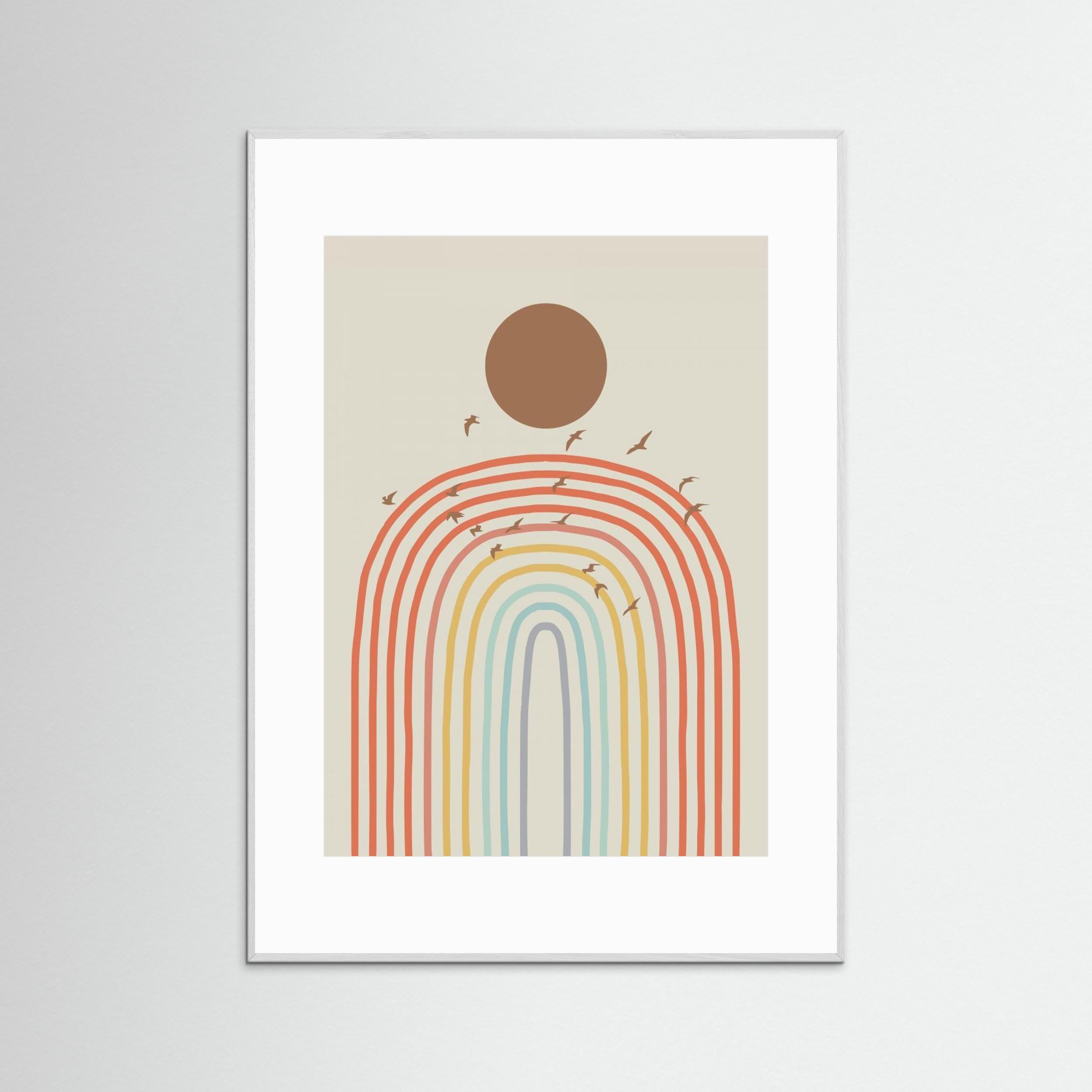 Rainbow Arch and Birds by Little Dean