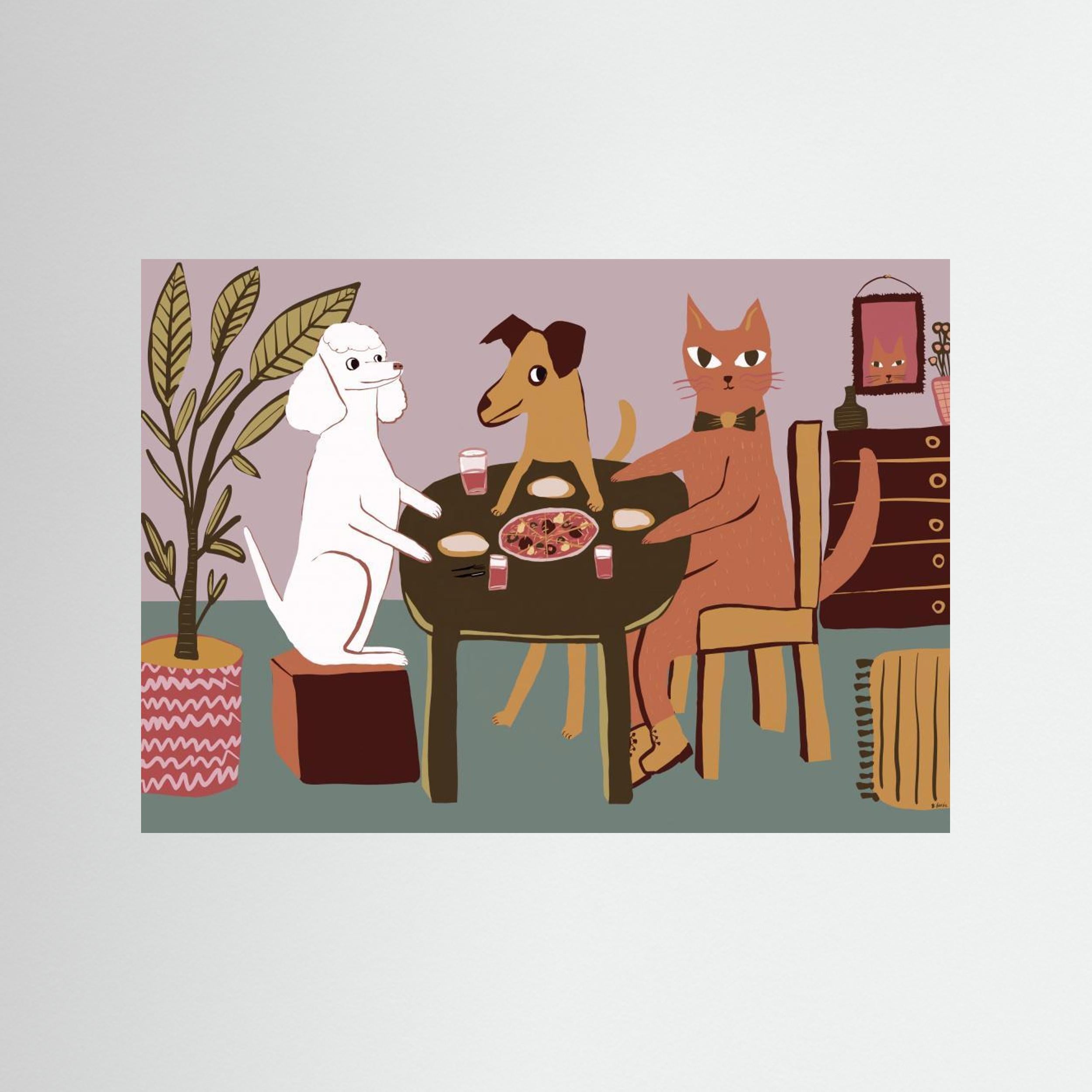 Pizza time by Sharyn Bursic