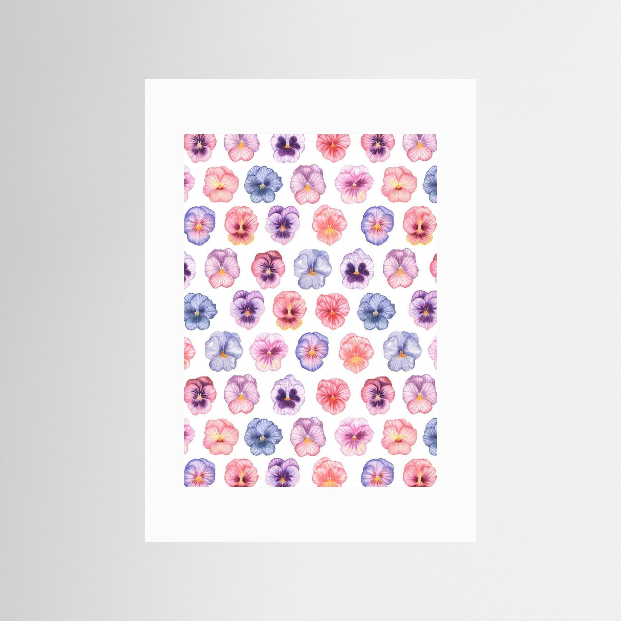 Pansy pattern by Linda Sitniece