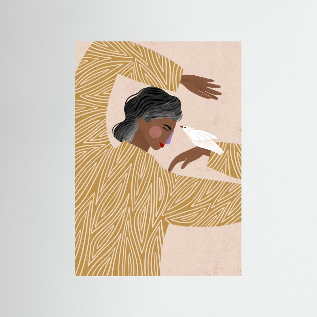 The Woman With He Bird by Bea Müller