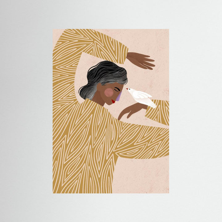 The Woman With He Bird by Bea Müller