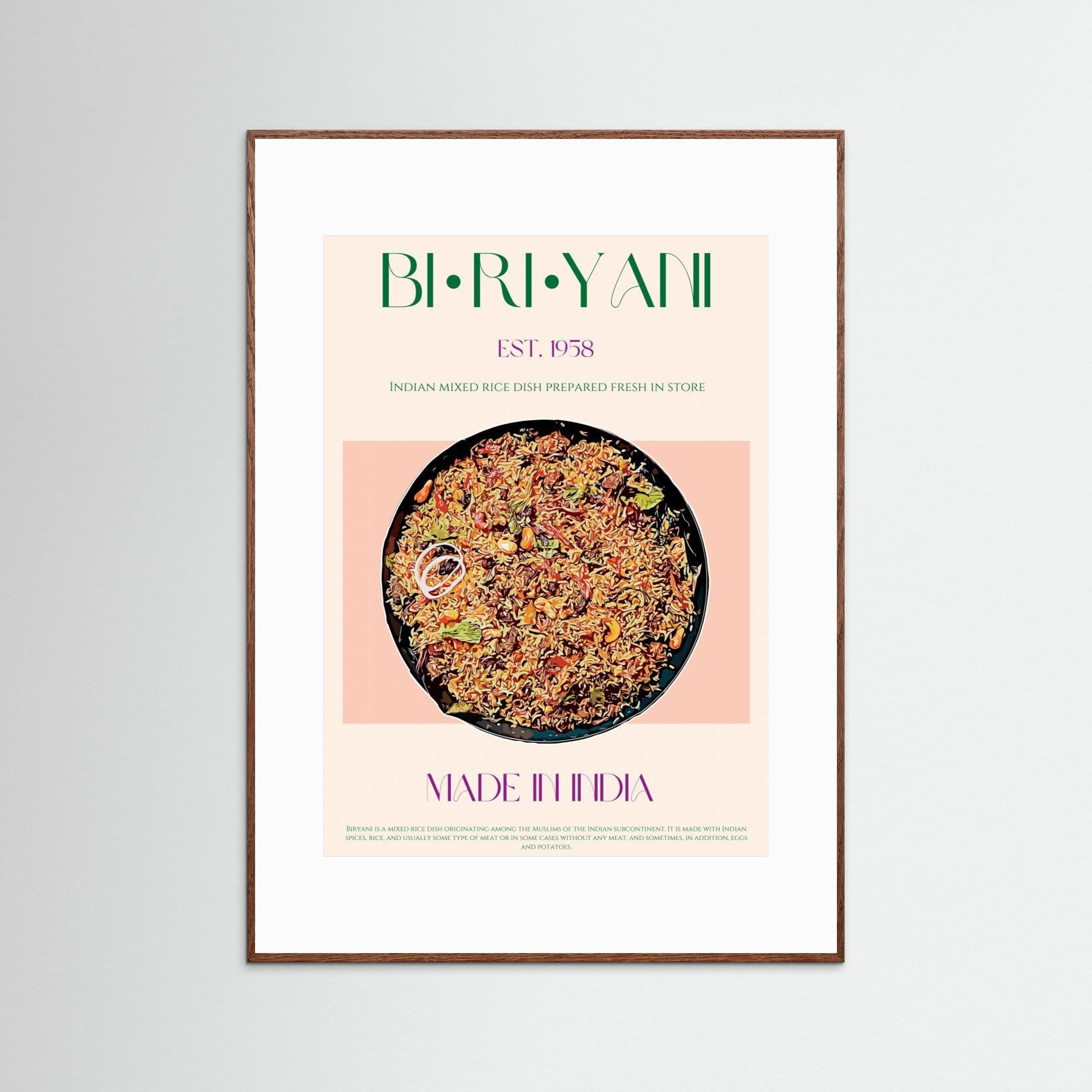 23ratiobiriyaniprint by Nazma Khokhar