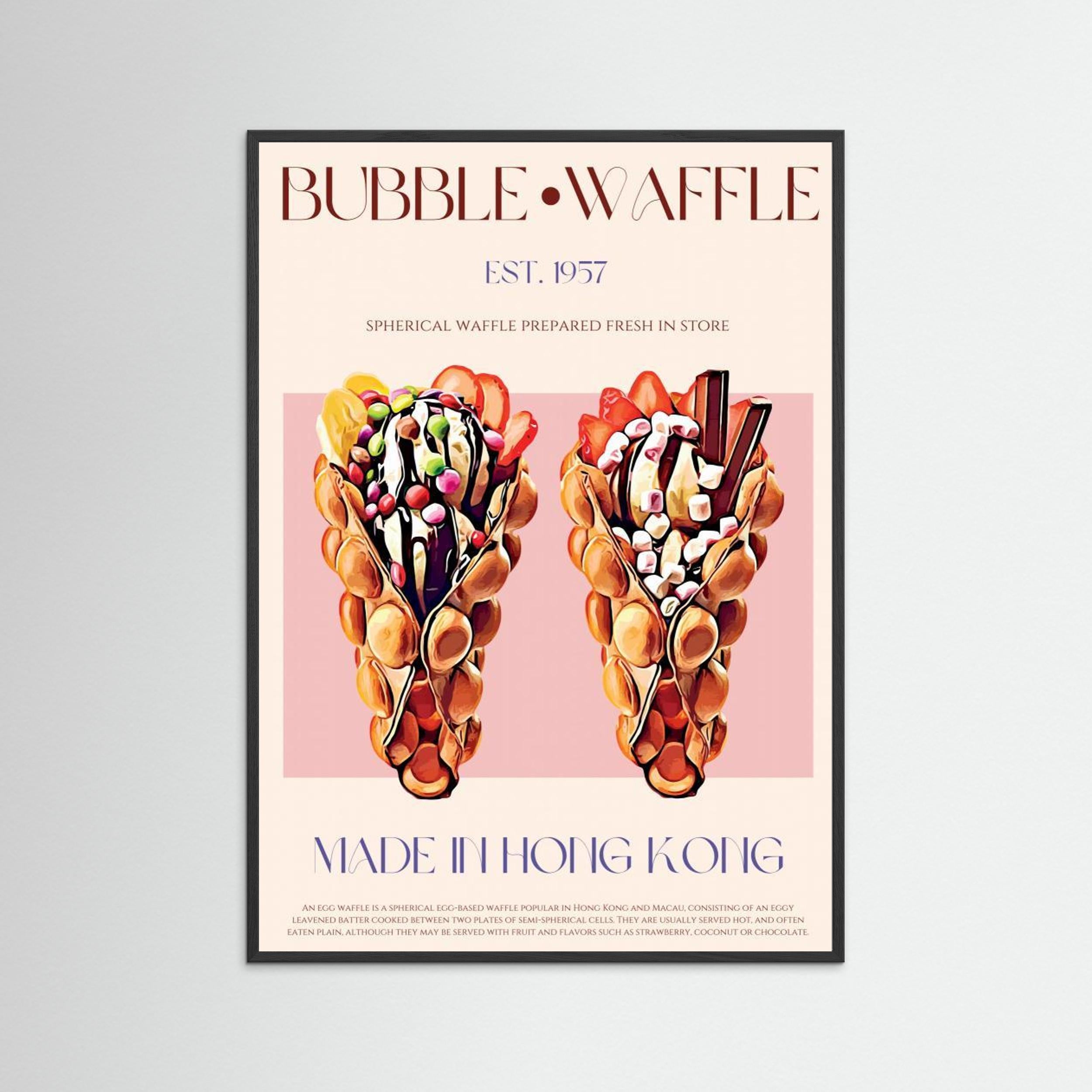 23ratiobubblewaffleprint by Nazma Khokhar