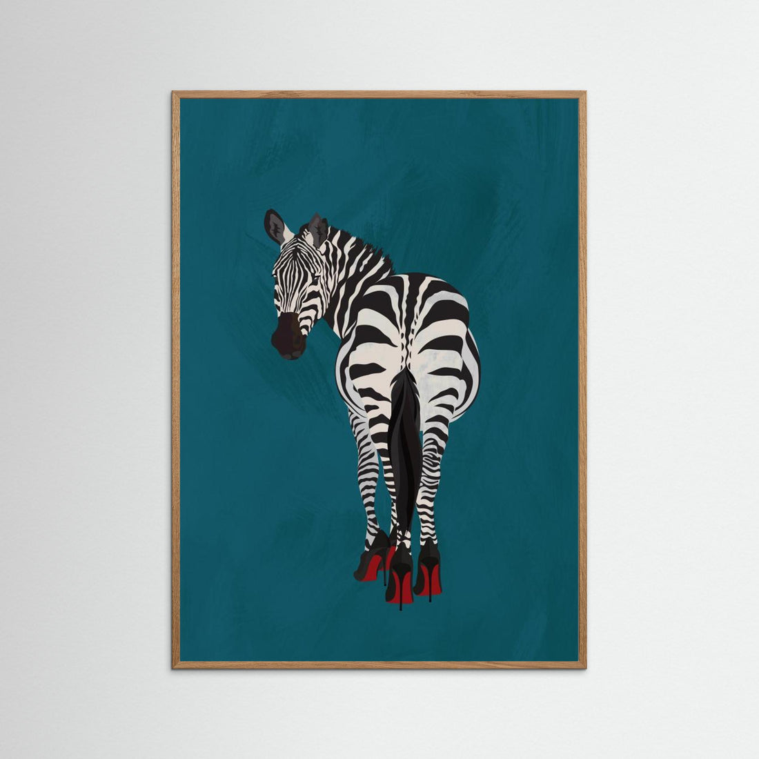 Zebra heels by Sarah Manovski
