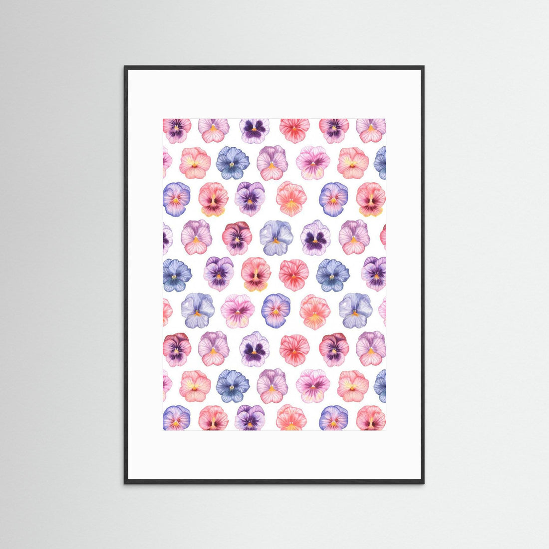 Pansy pattern by Linda Sitniece