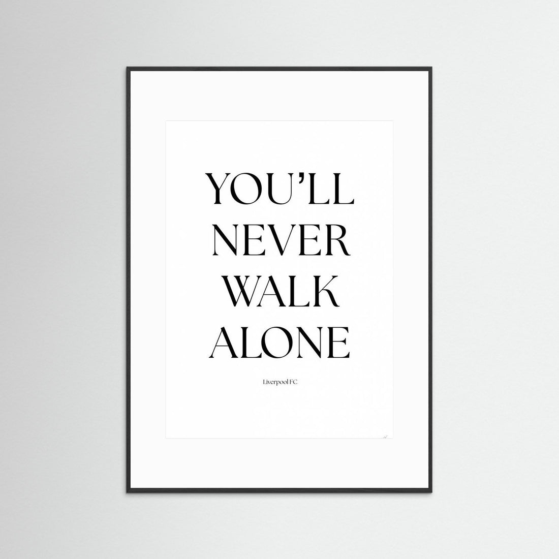 You will never walk alone by Anne Marie Volfova