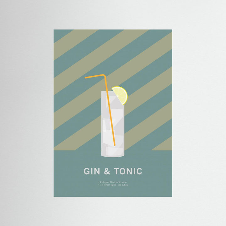 Drink Gin &amp; Tonic by Paperago