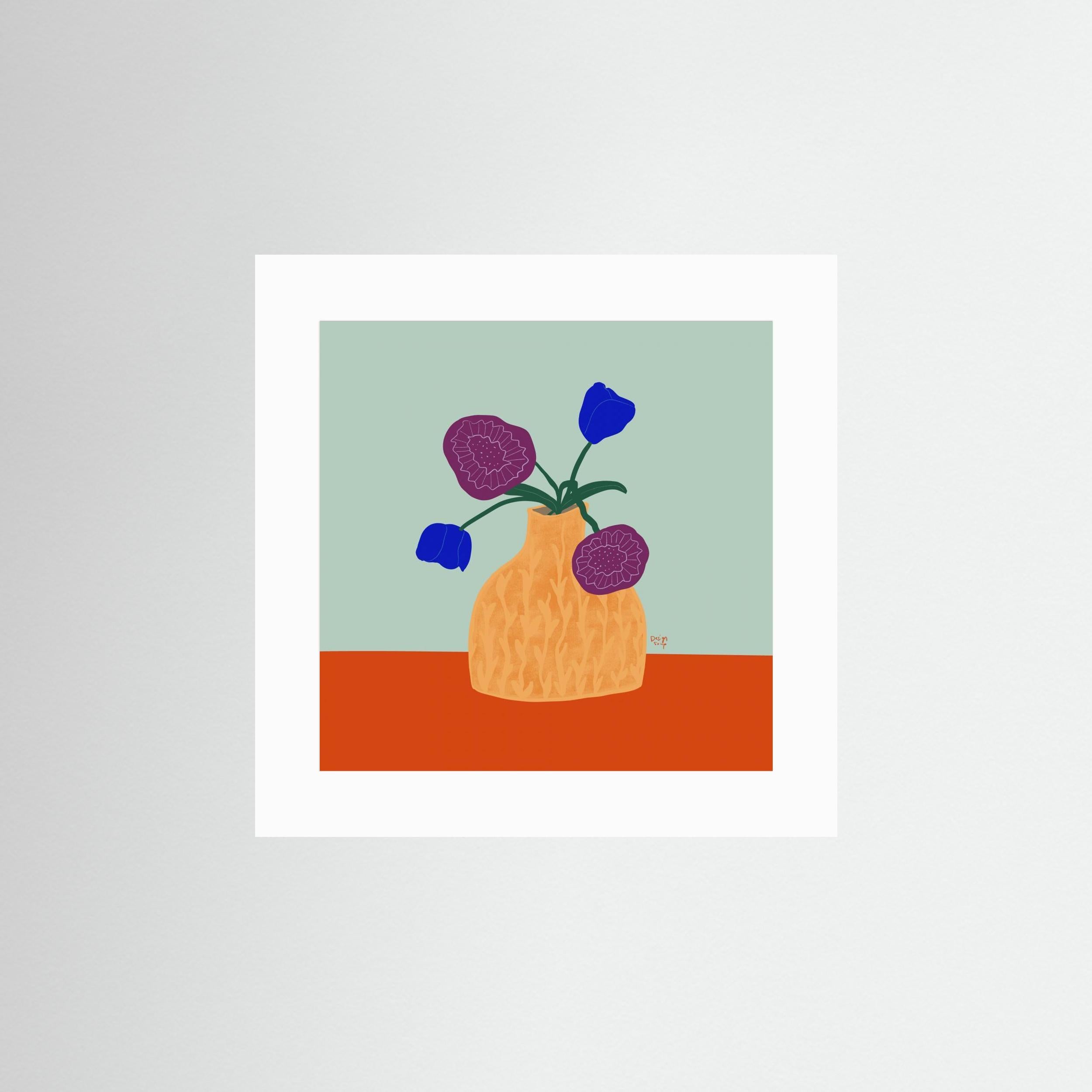 Potted Florals by Alix Campbell