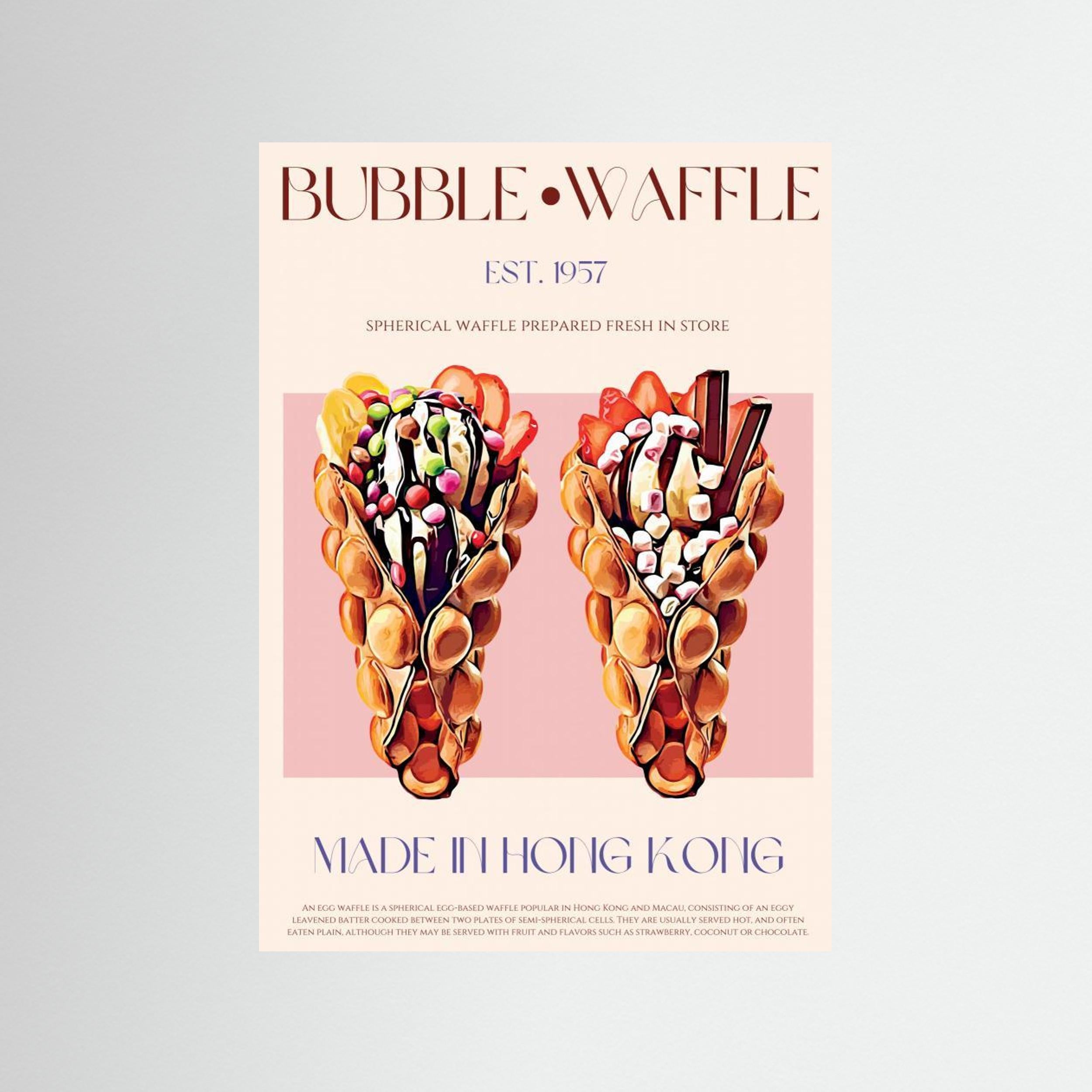 23ratiobubblewaffleprint by Nazma Khokhar