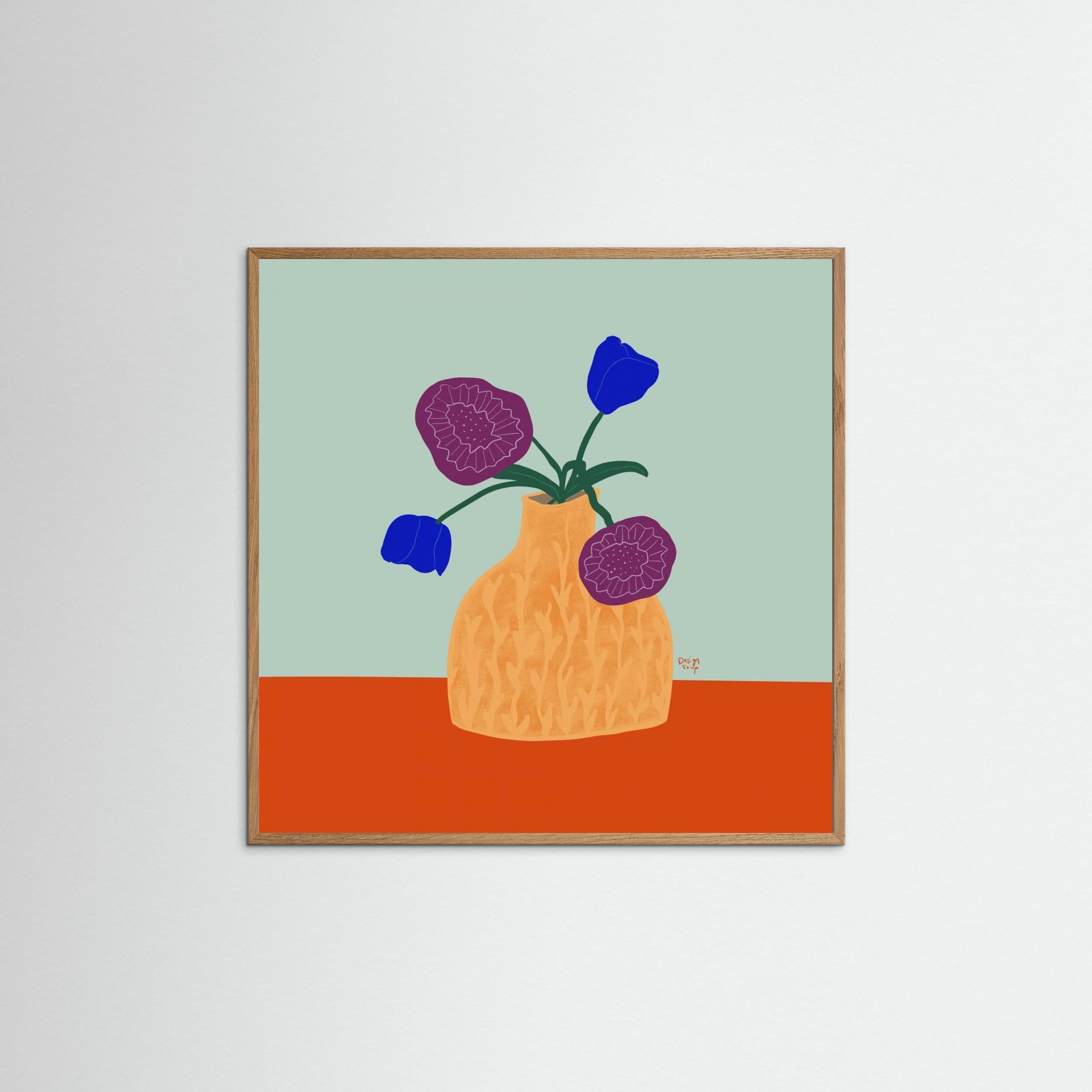 Potted Florals by Alix Campbell