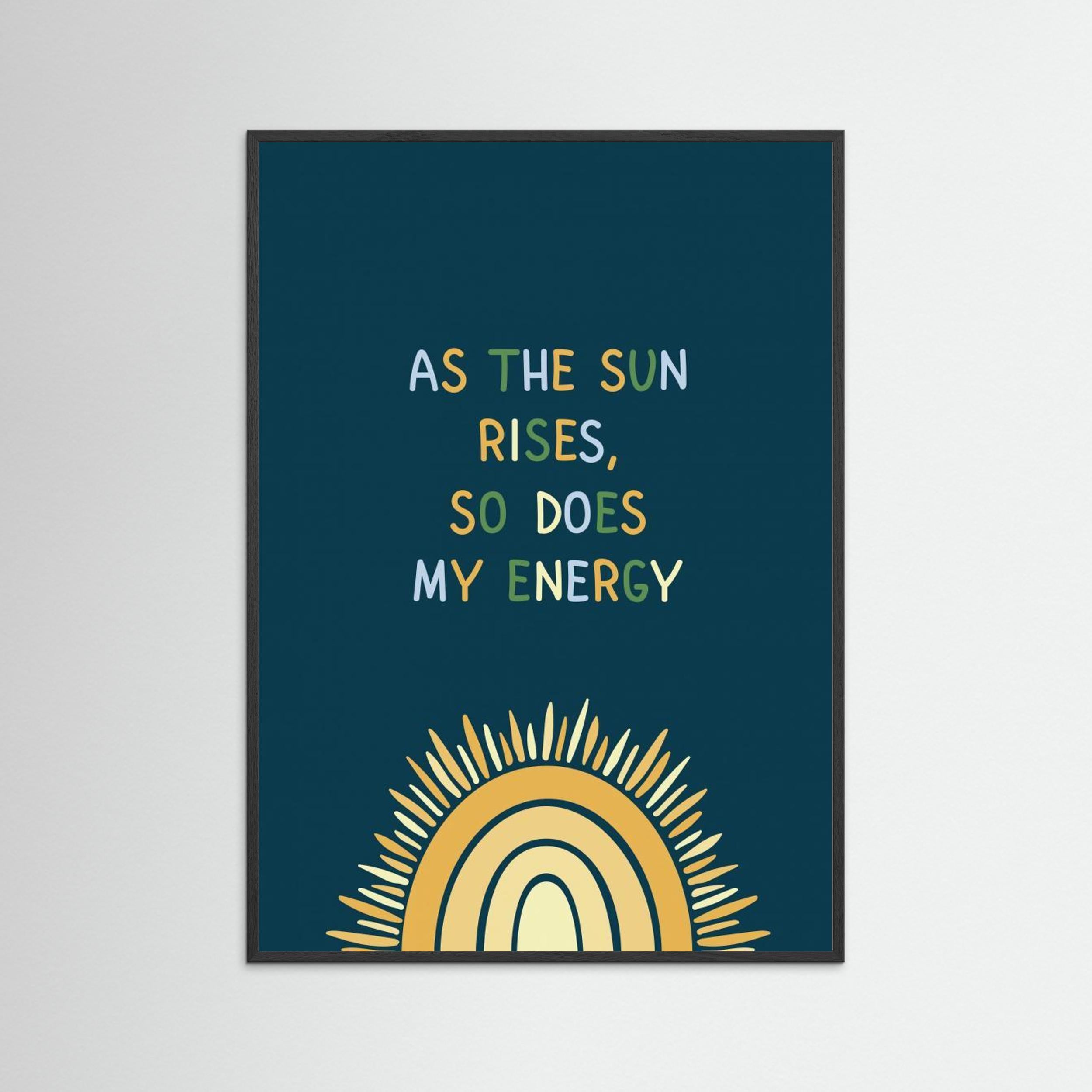 What a Wonderful World - Affirmation Poster 03 by Olena Kovalova