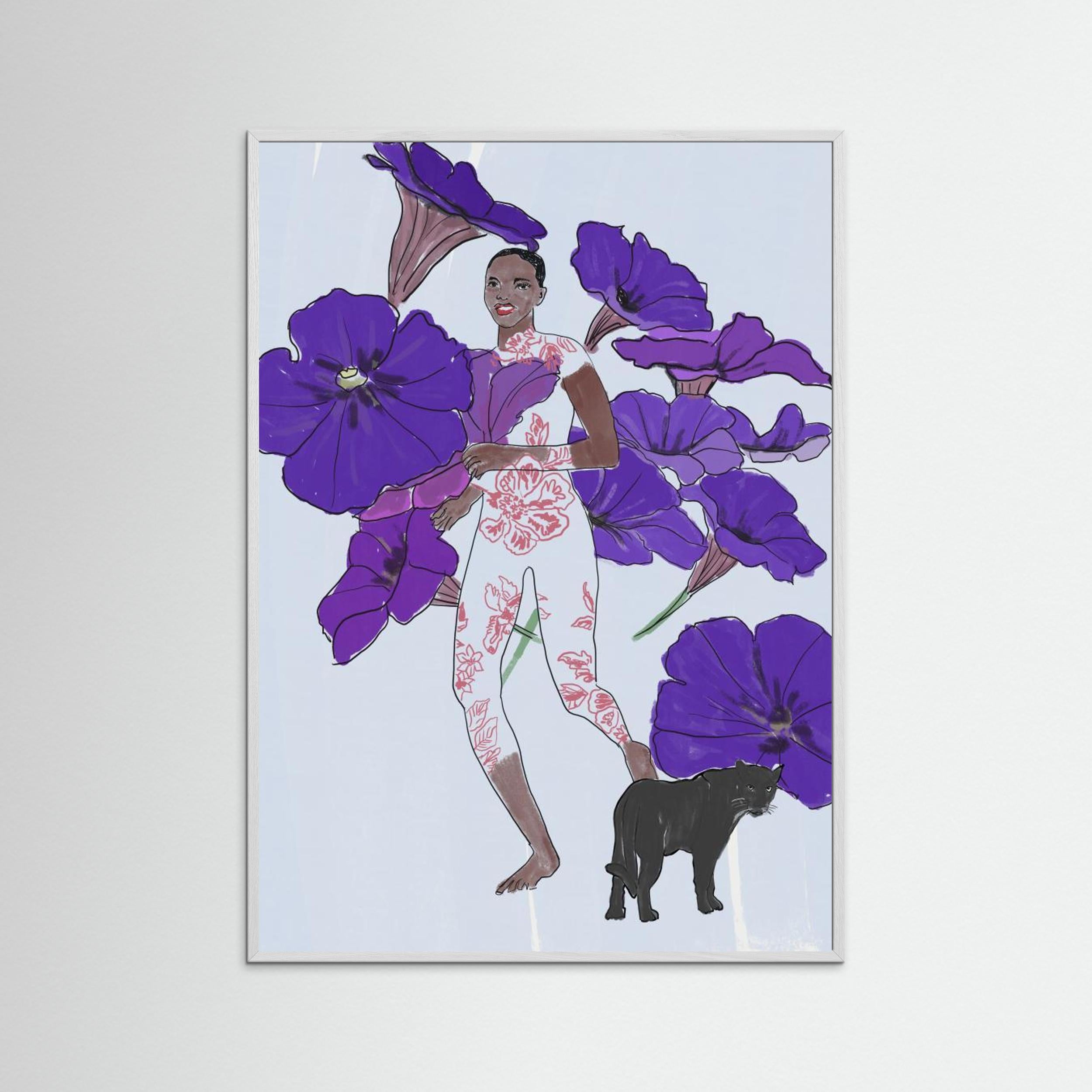 Violets by Beate Tubach