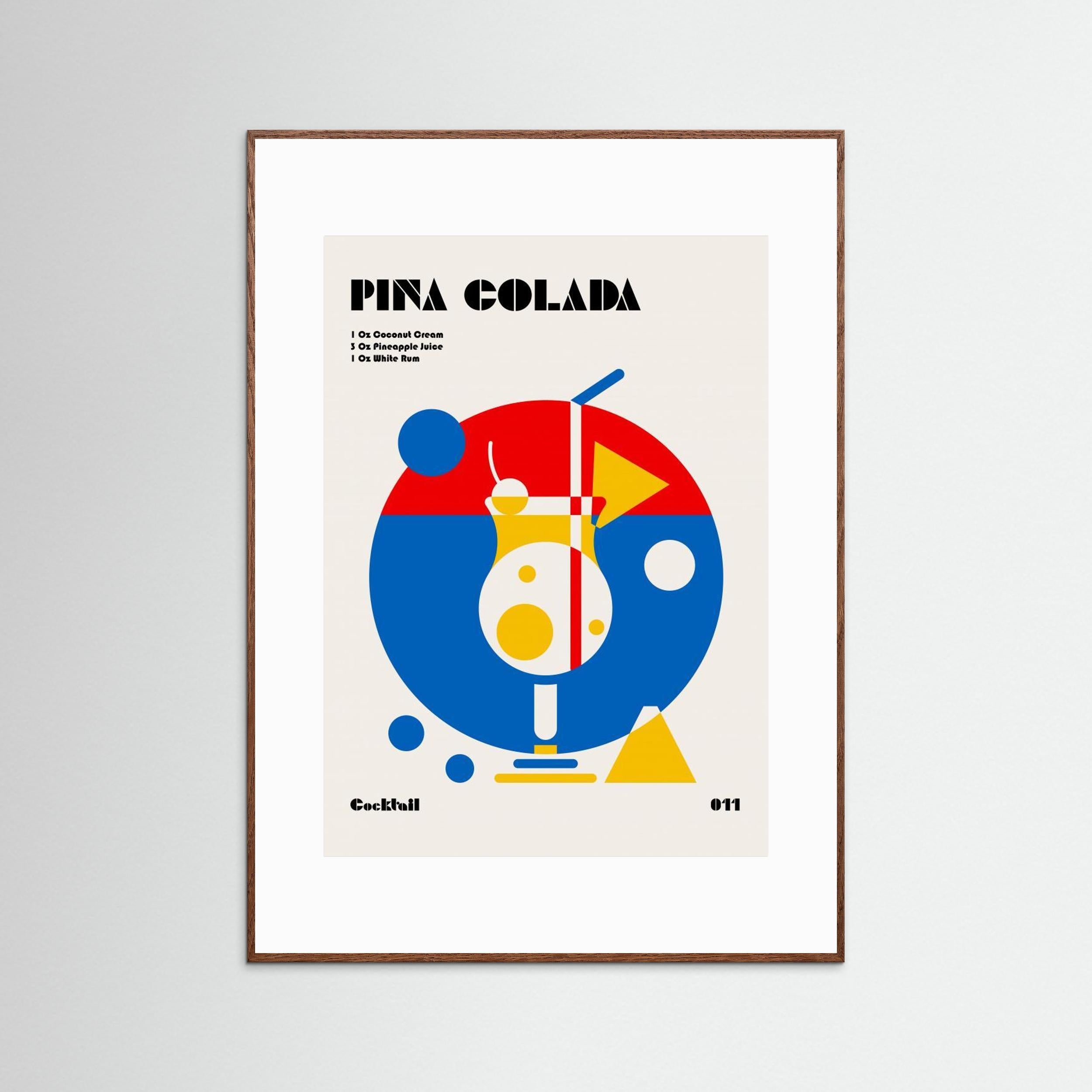 Pina Colada Bauhaus Cocktail by Retrodrome