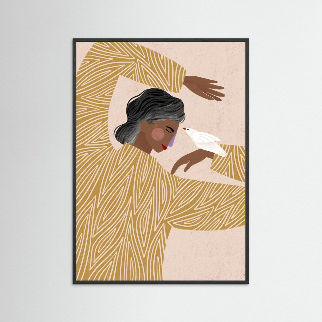 The Woman With He Bird by Bea Müller