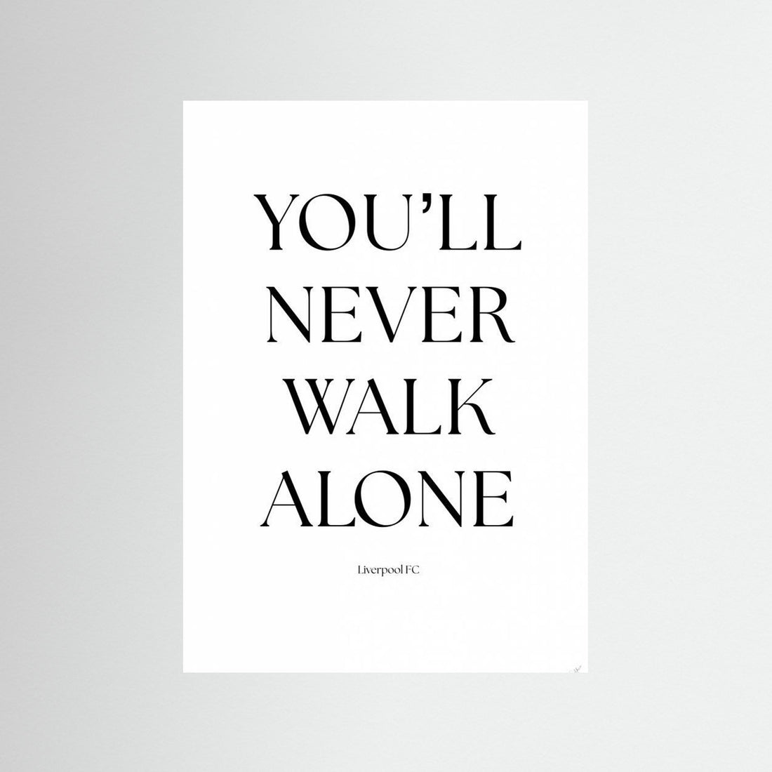 You will never walk alone by Anne Marie Volfova
