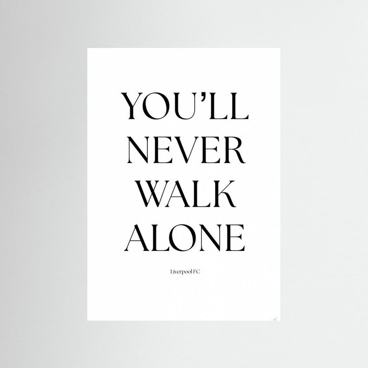 You will never walk alone by Anne Marie Volfova