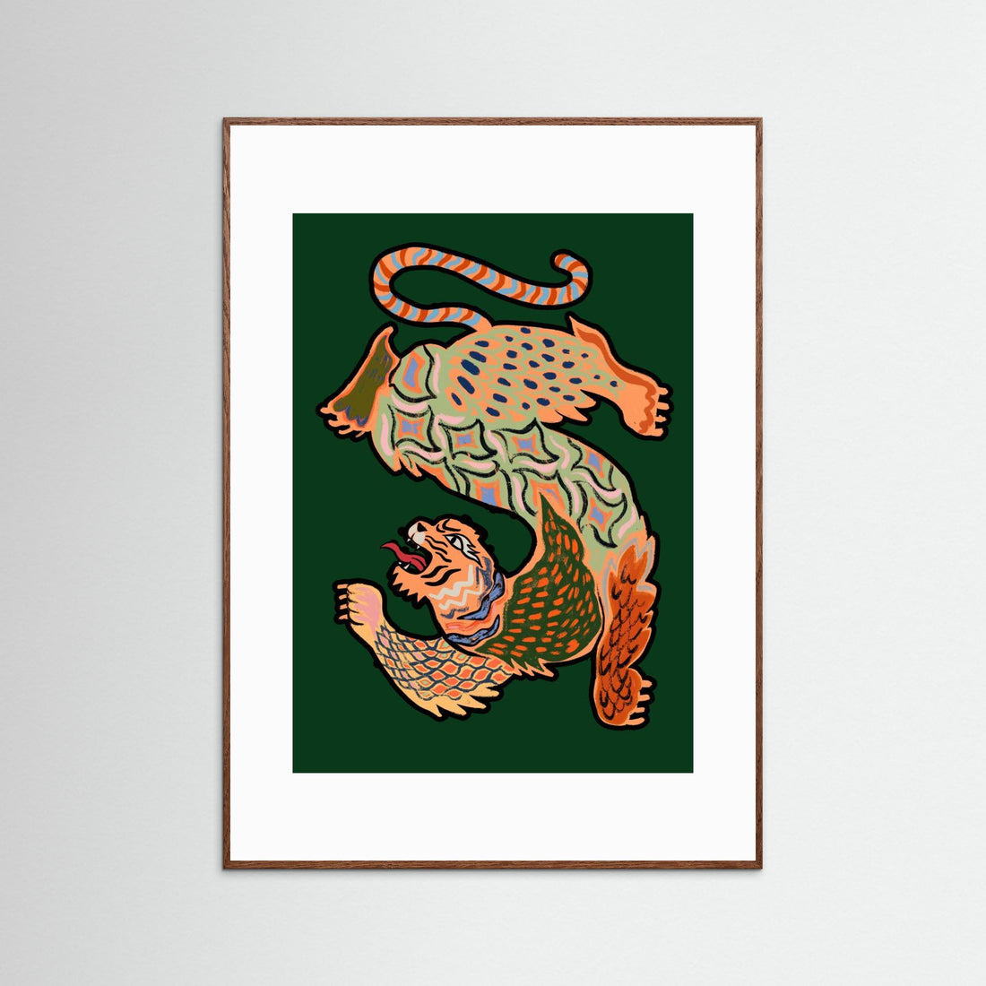 Asiantiger Green by Arty Guava