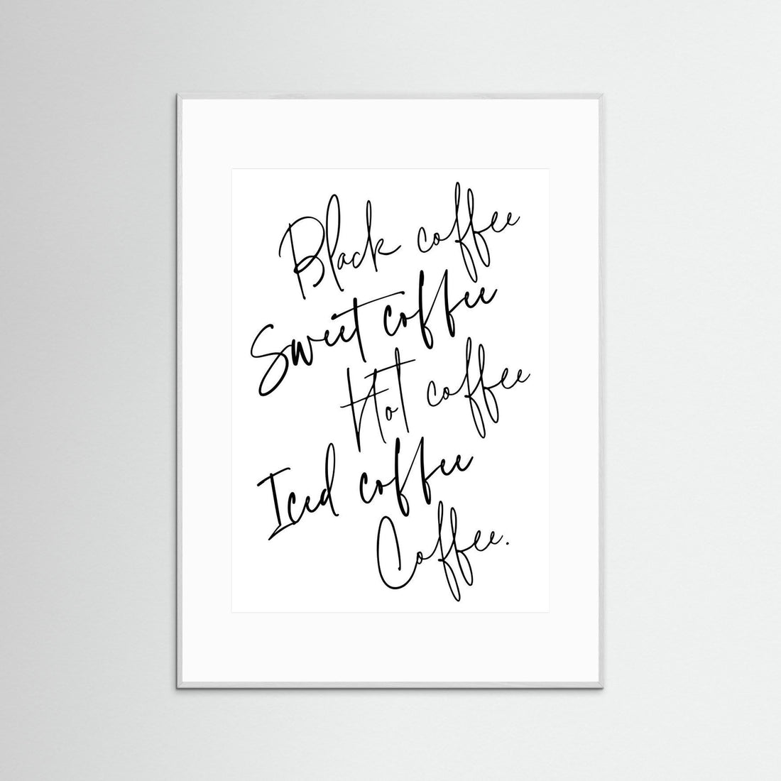 Just coffee by Rosana Laiz Blursbyai - Fine Art Paper Print - dreamtprint.art - 14 x 21 cm / 5 x 8″ (A5)