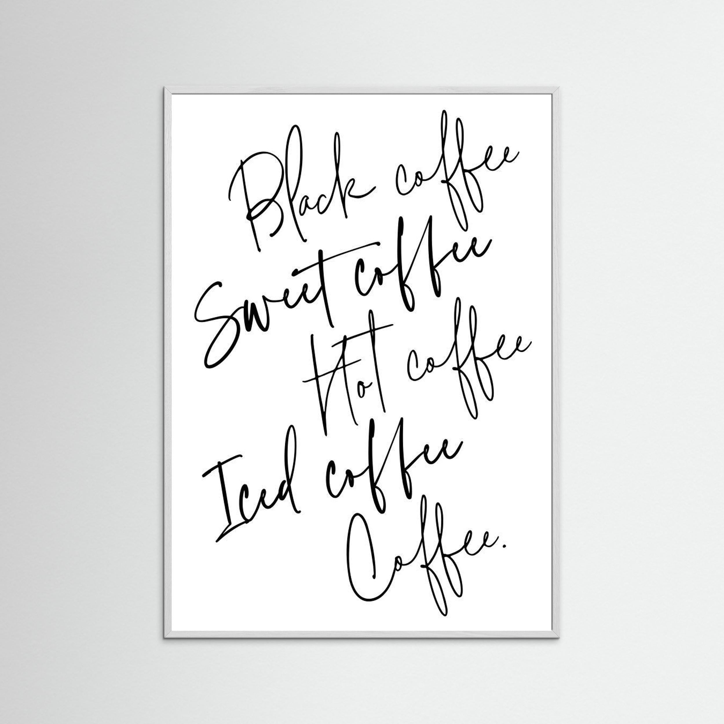 Just coffee by Rosana Laiz Blursbyai - Fine Art Paper Print - dreamtprint.art - 14 x 21 cm / 5 x 8″ (A5)