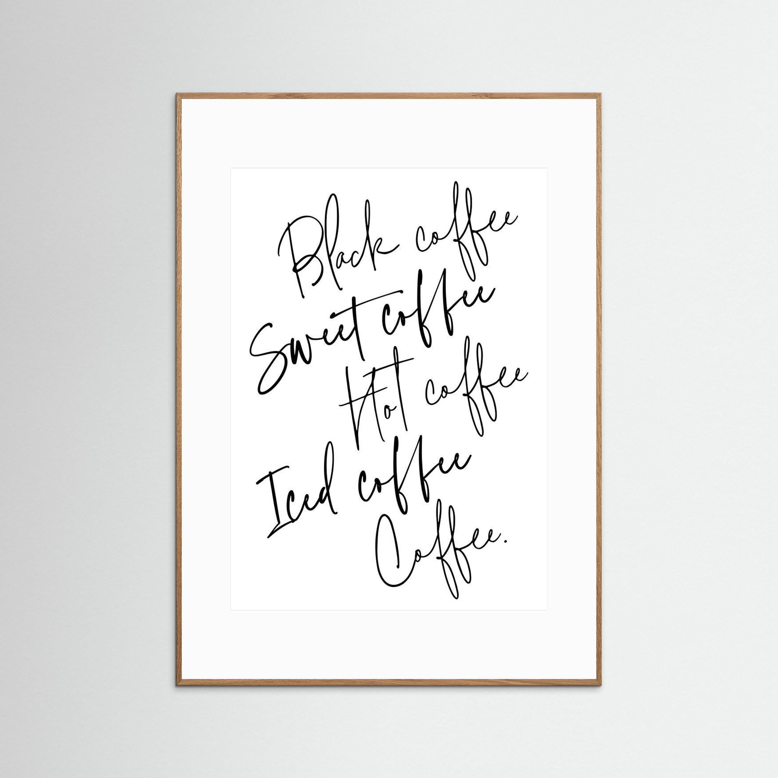 Just coffee by Rosana Laiz Blursbyai - Fine Art Paper Print - dreamtprint.art - 14 x 21 cm / 5 x 8″ (A5)