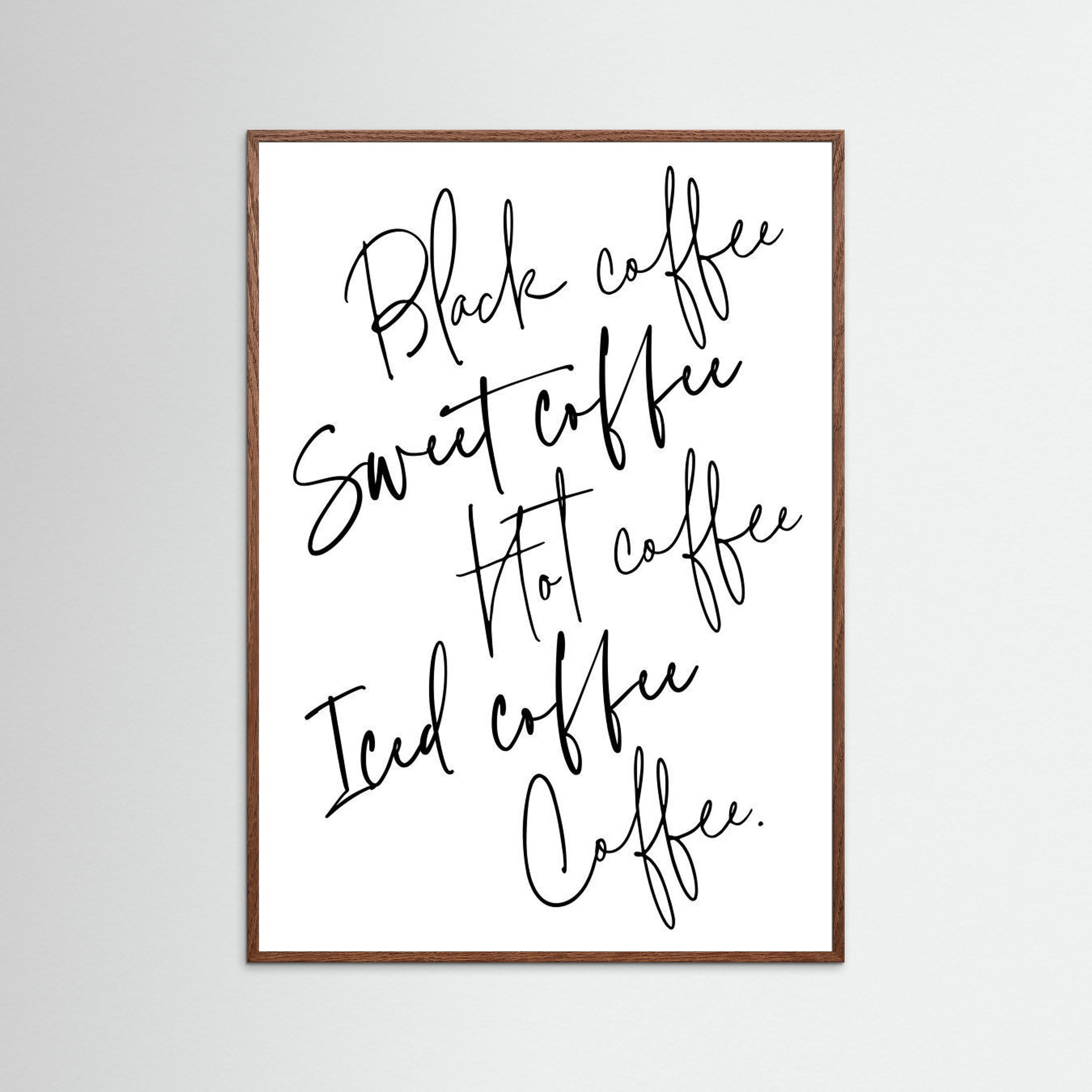 Just coffee by Rosana Laiz Blursbyai - Fine Art Paper Print - dreamtprint.art - 14 x 21 cm / 5 x 8″ (A5)