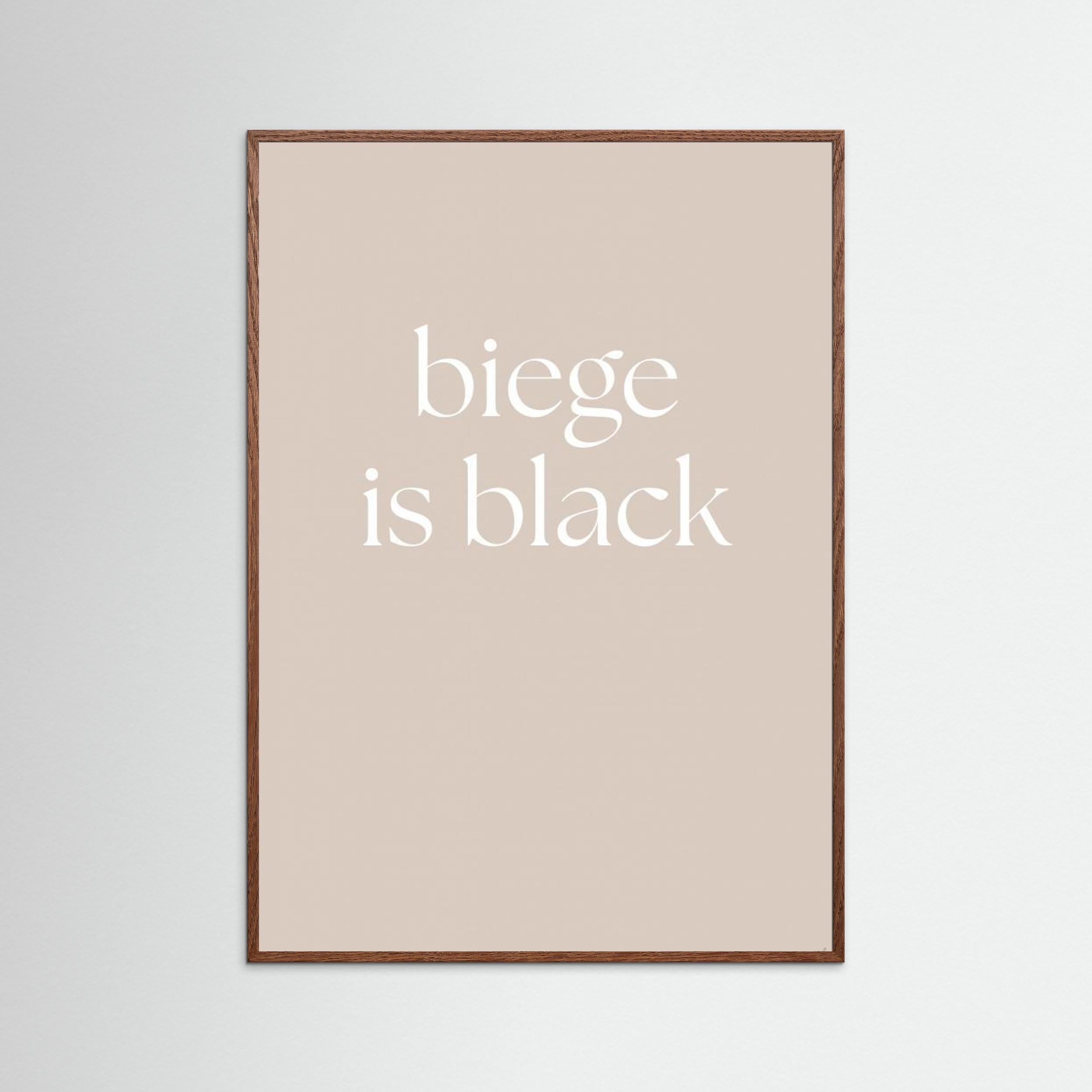Biege Is Black by Anne Marie Volfova