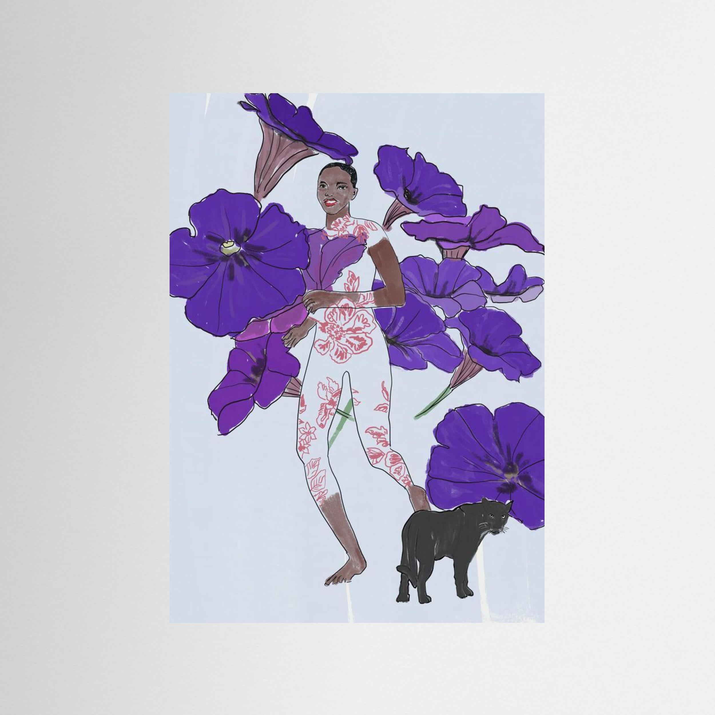 Violets by Beate Tubach