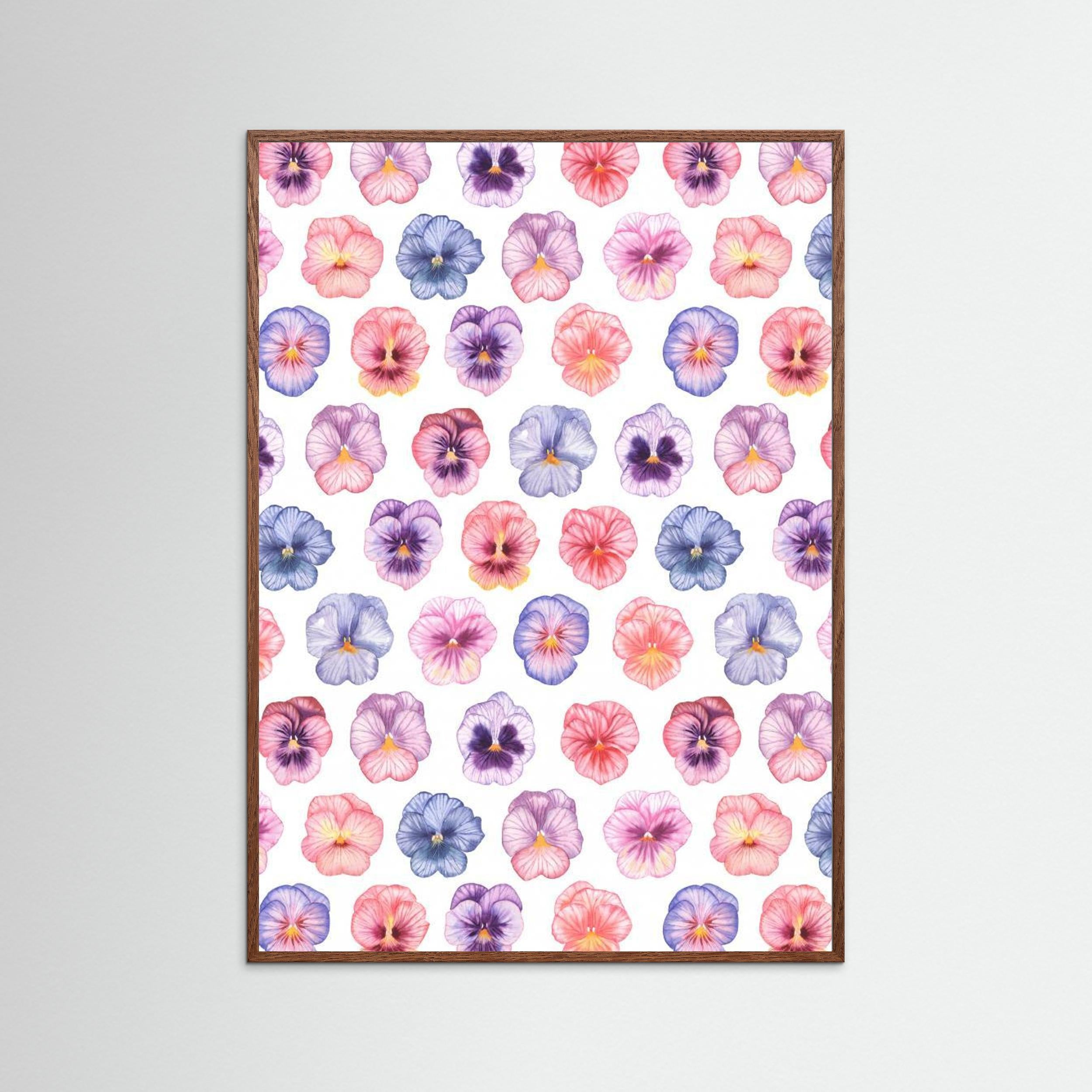 Pansy pattern by Linda Sitniece