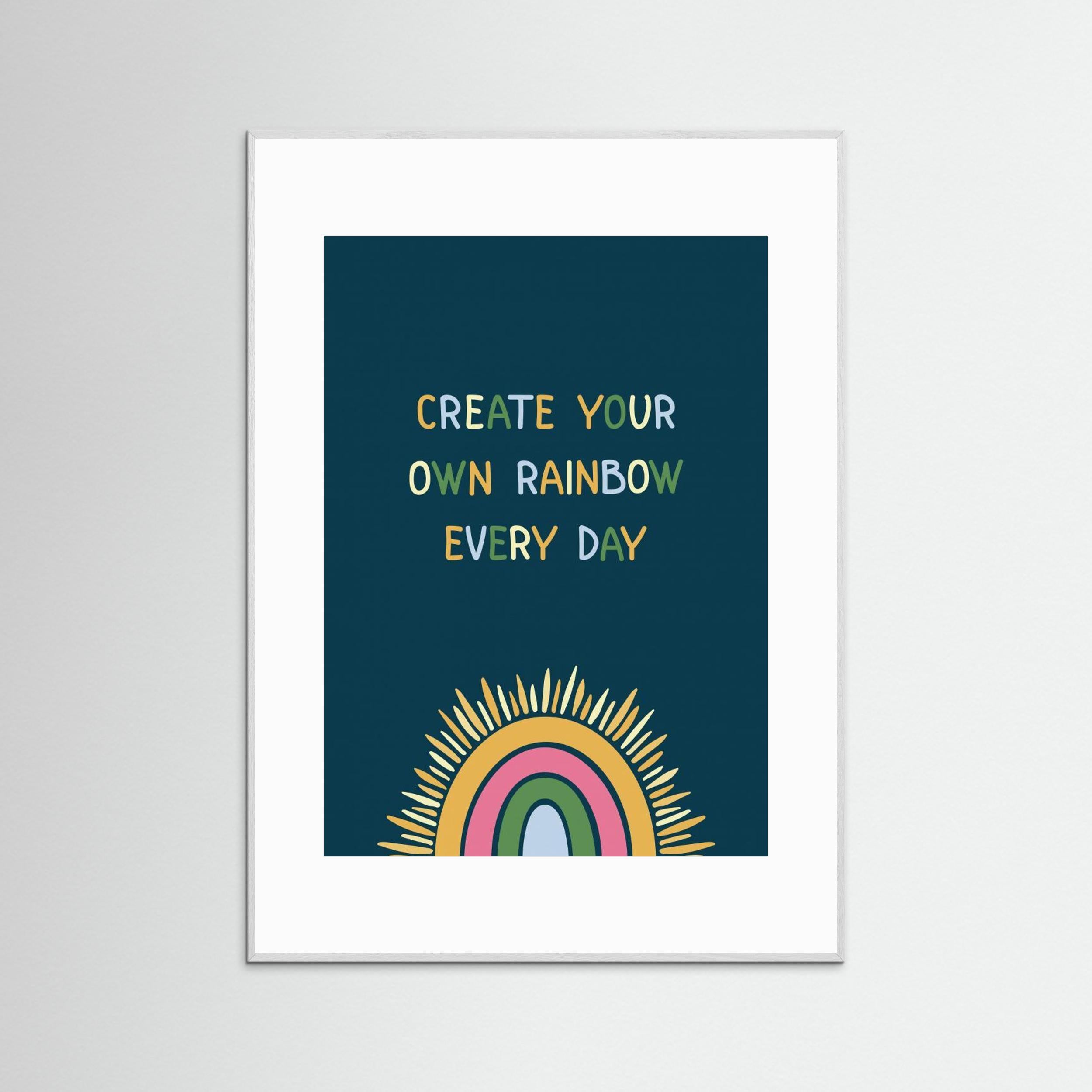 What a Wonderful World - Affirmation Poster 01 by Olena Kovalova