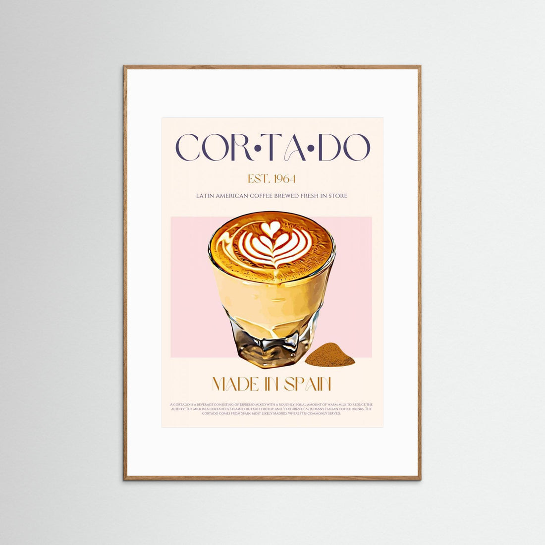 Cortado Coffee by Nazma Khokhar