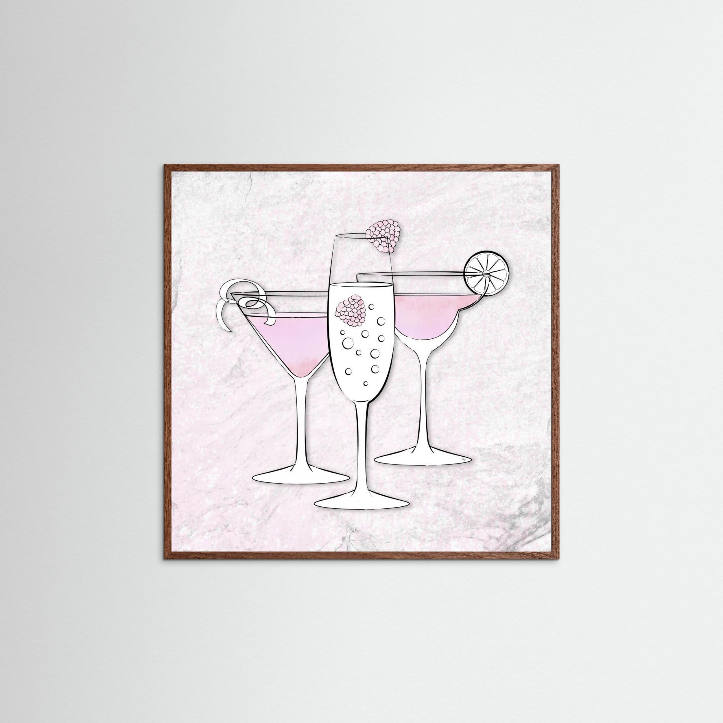 Pink Drinks by Martina