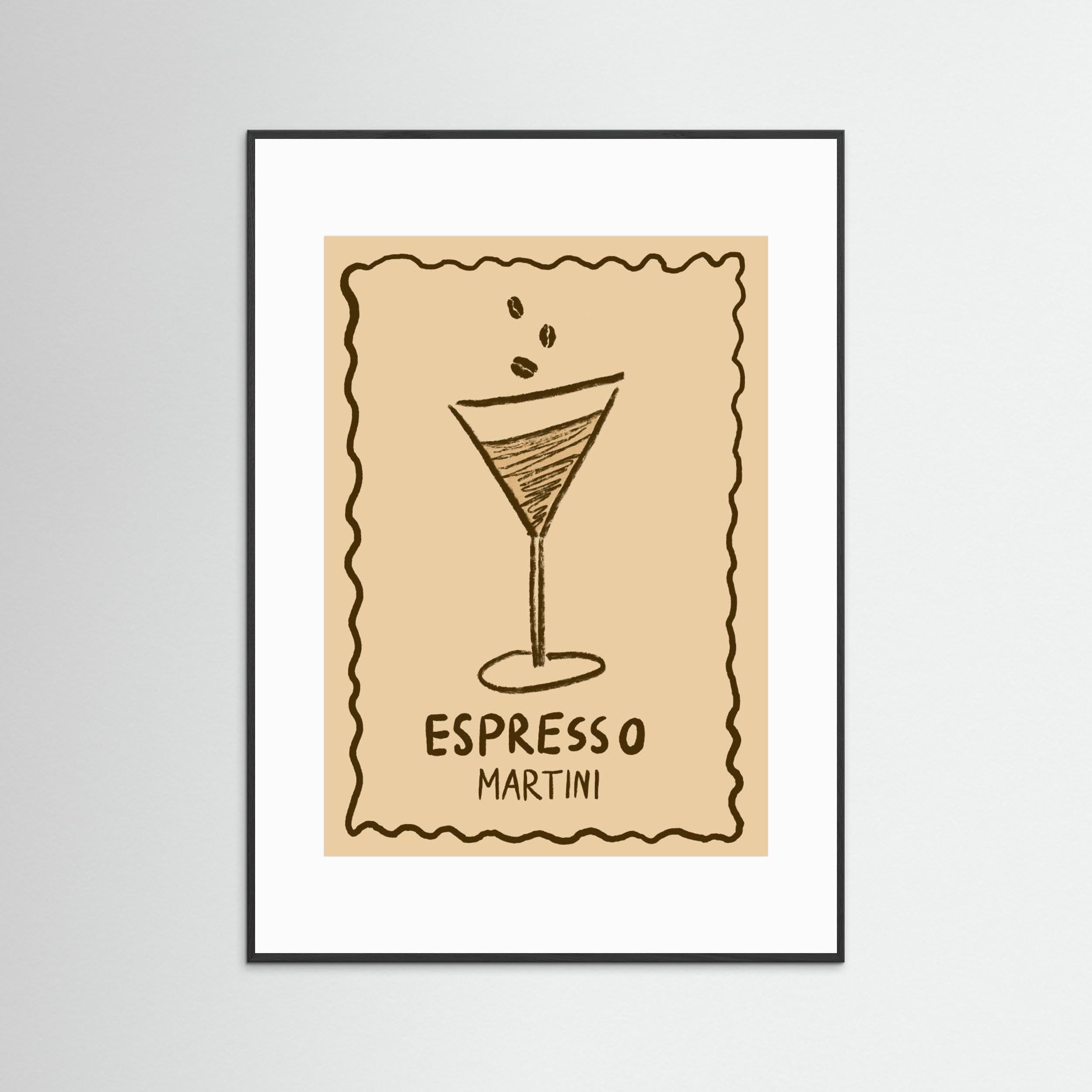 Poster Espresso Martini Up by Studio Dolci