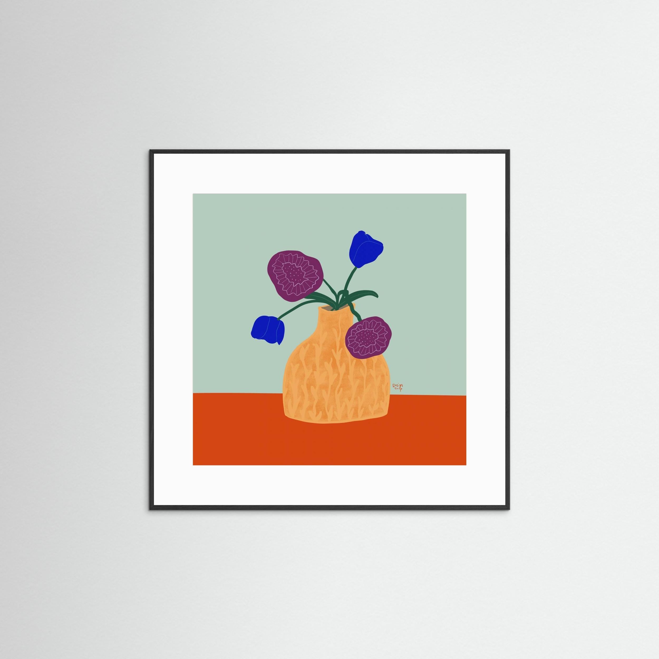 Potted Florals by Alix Campbell