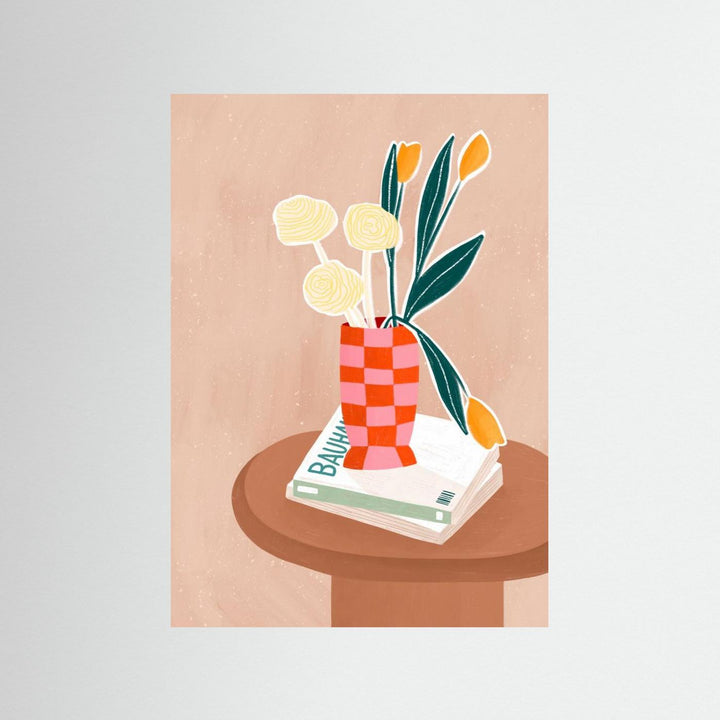 Checkered Vase by Bea Müller