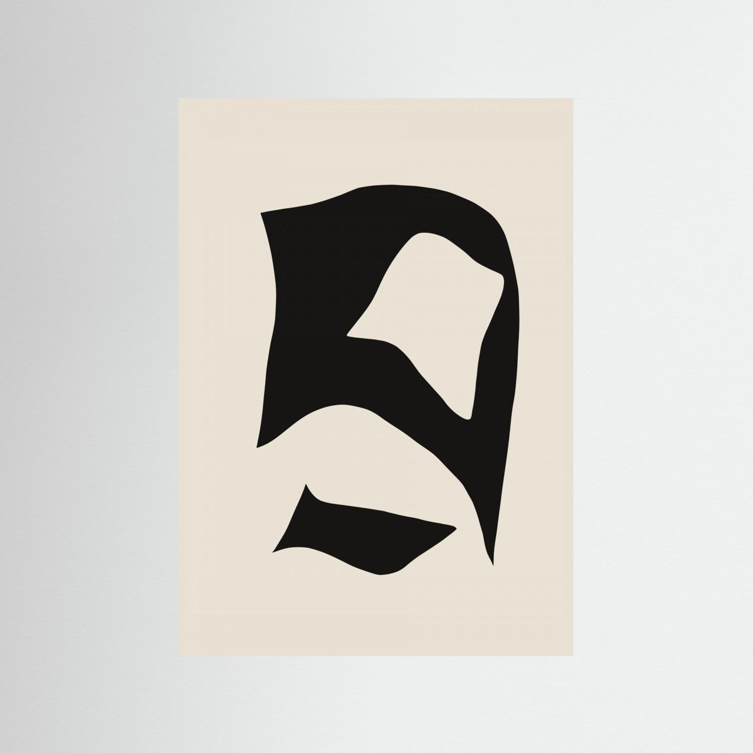 Distorted Black Cut Out by Little Dean