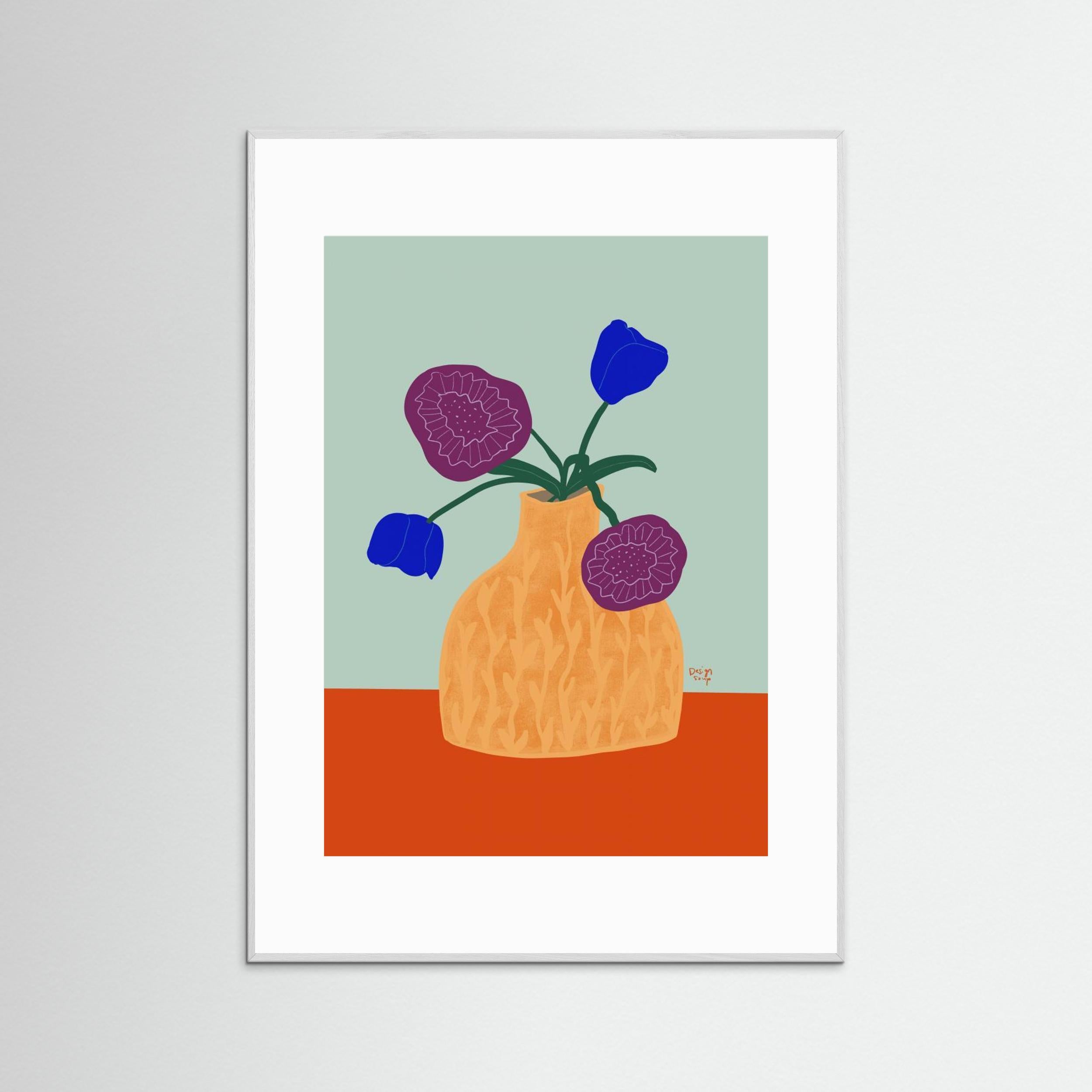 Potted Florals by Alix Campbell