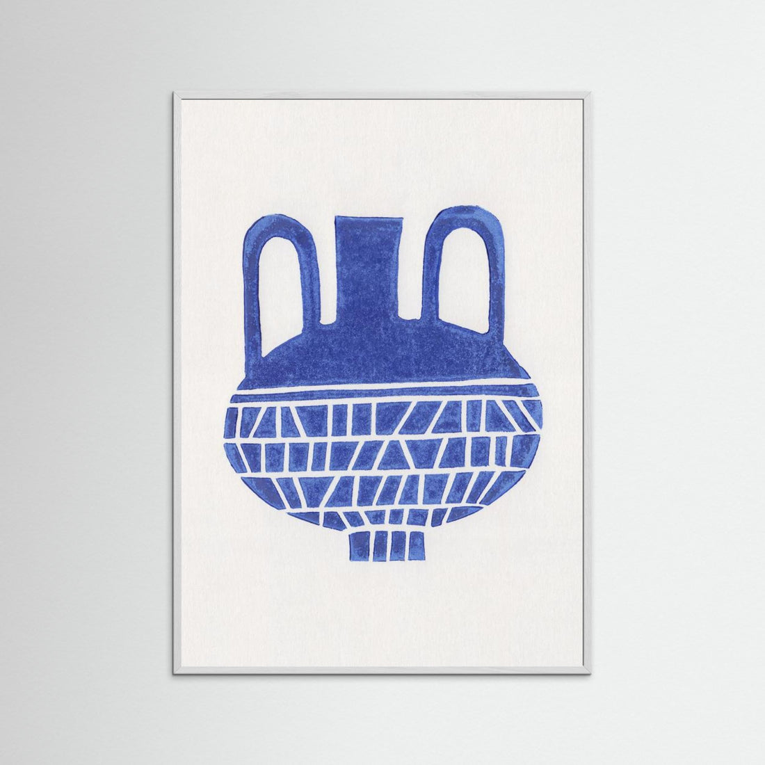 Linocut Vase 6 by Alisa Galitsyna - Fine Art Paper Print - dreamtprint.art - 14 x 21 cm / 5 x 8″ (A5)