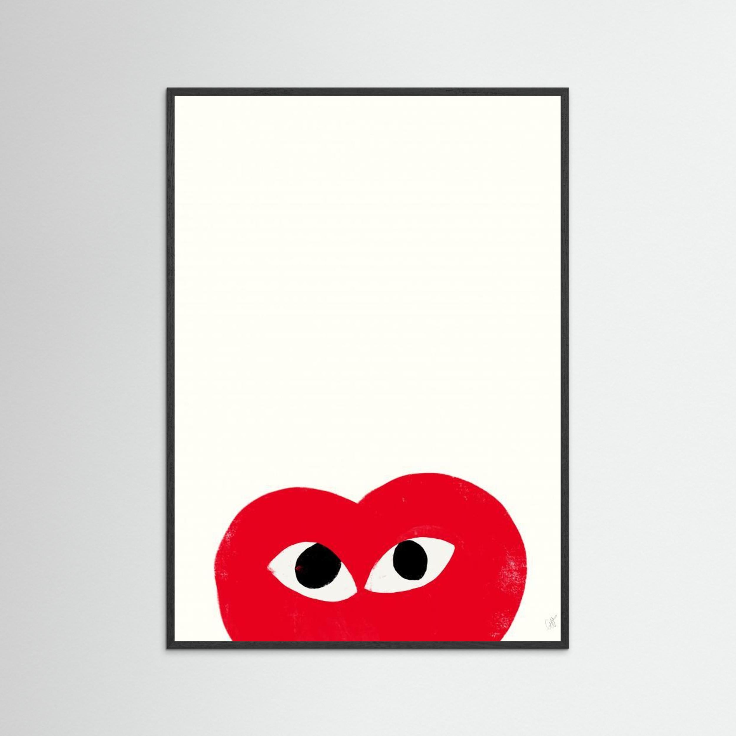 Red heart by Anne Marie Volfova