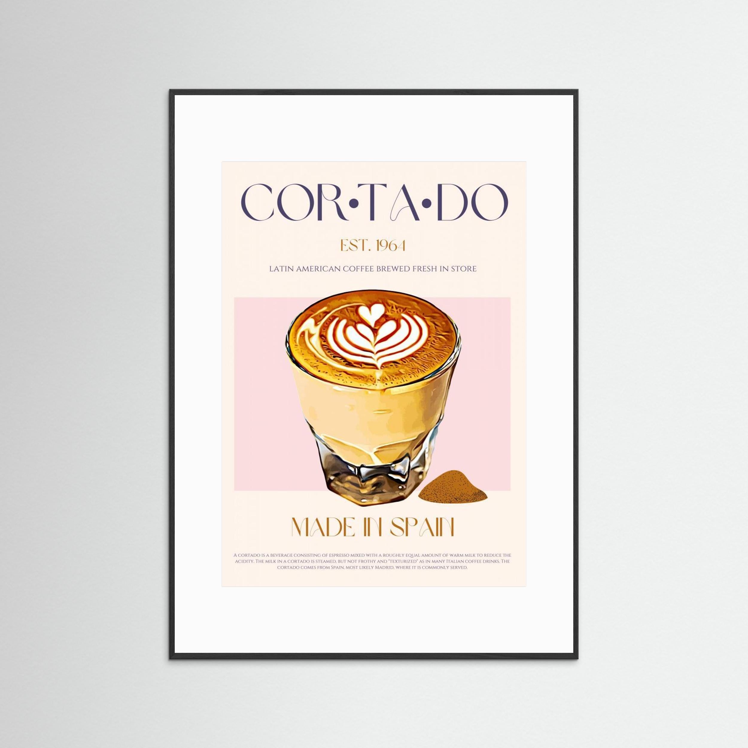 Cortado Coffee by Nazma Khokhar