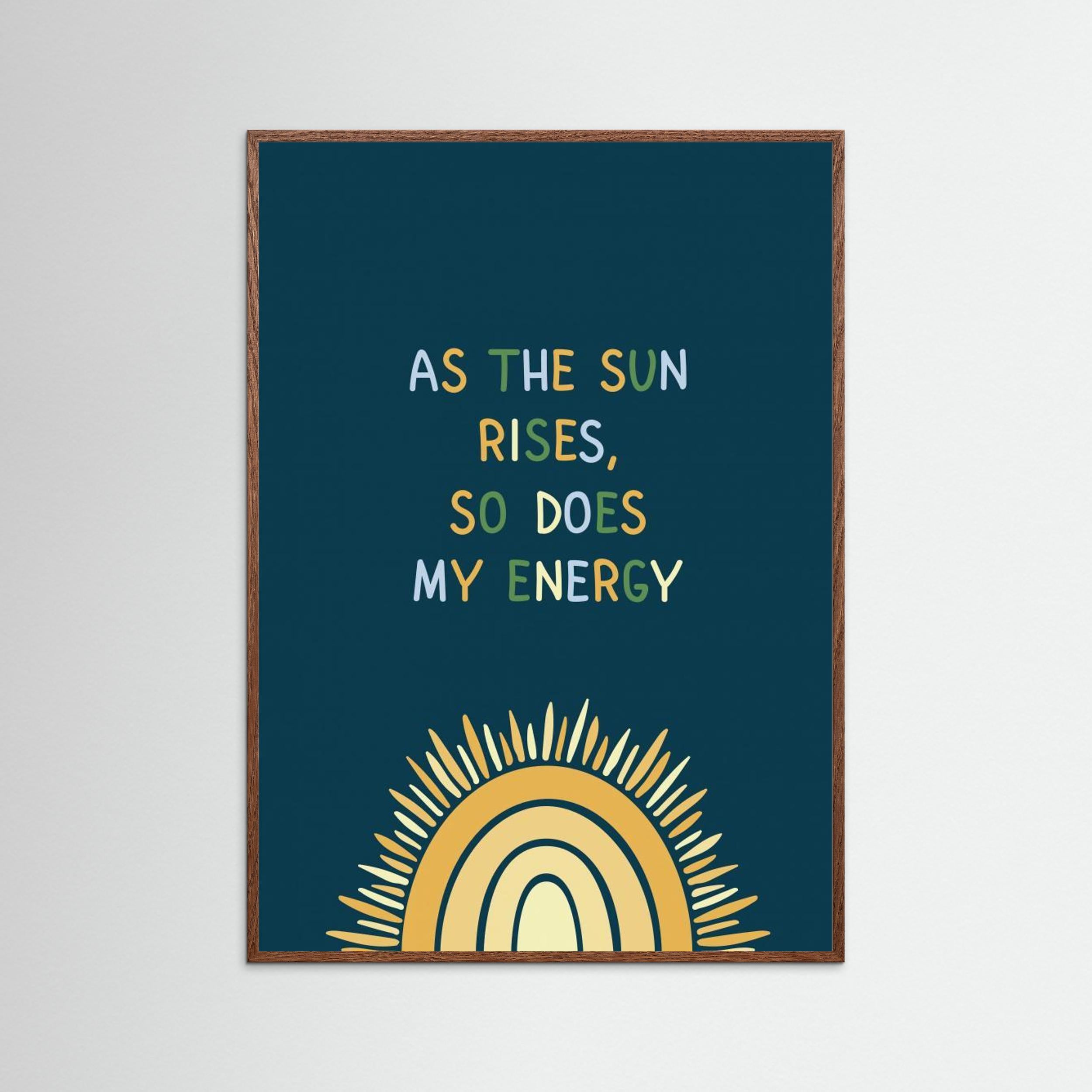 What a Wonderful World - Affirmation Poster 03 by Olena Kovalova