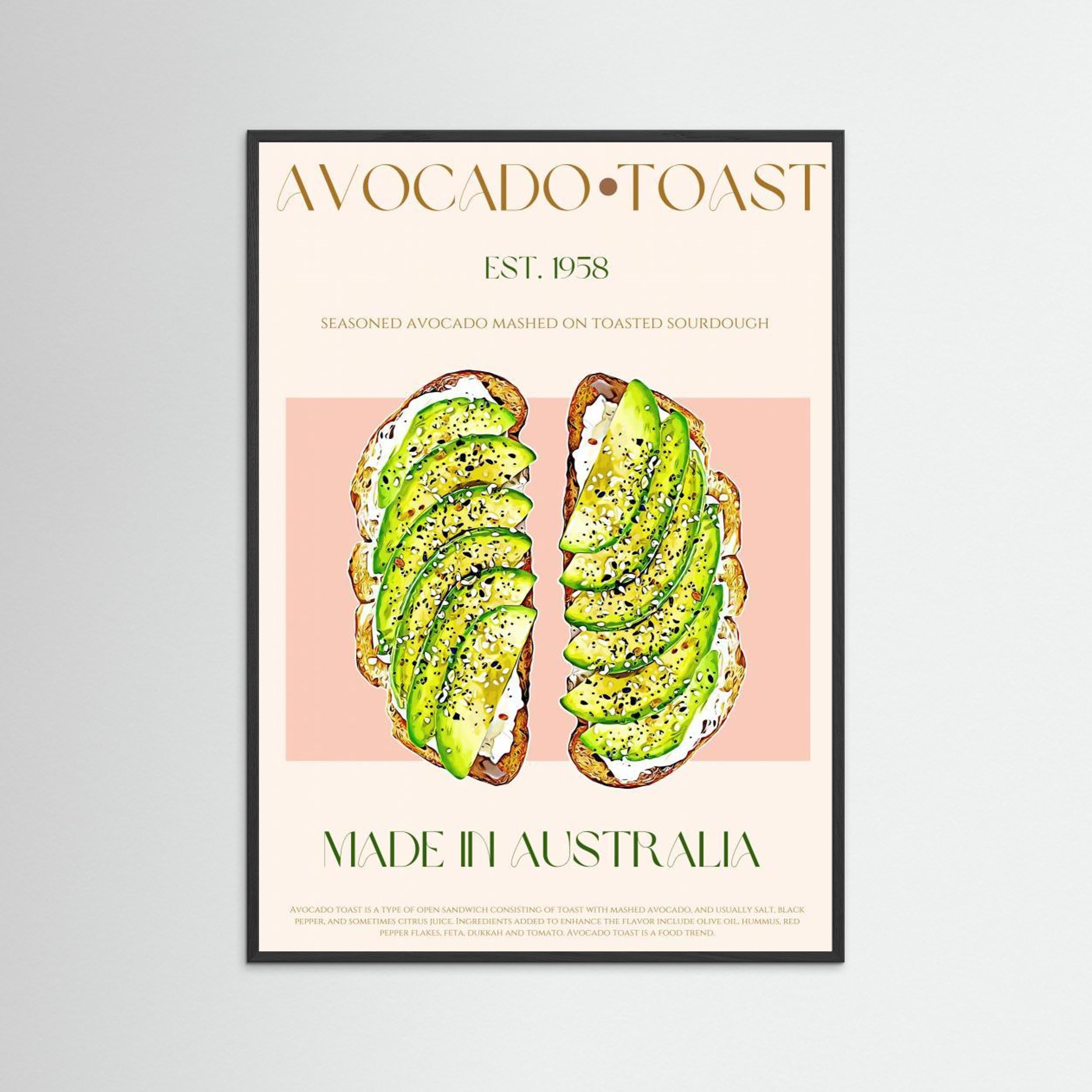 23ratioavocadotoastprint by Nazma Khokhar