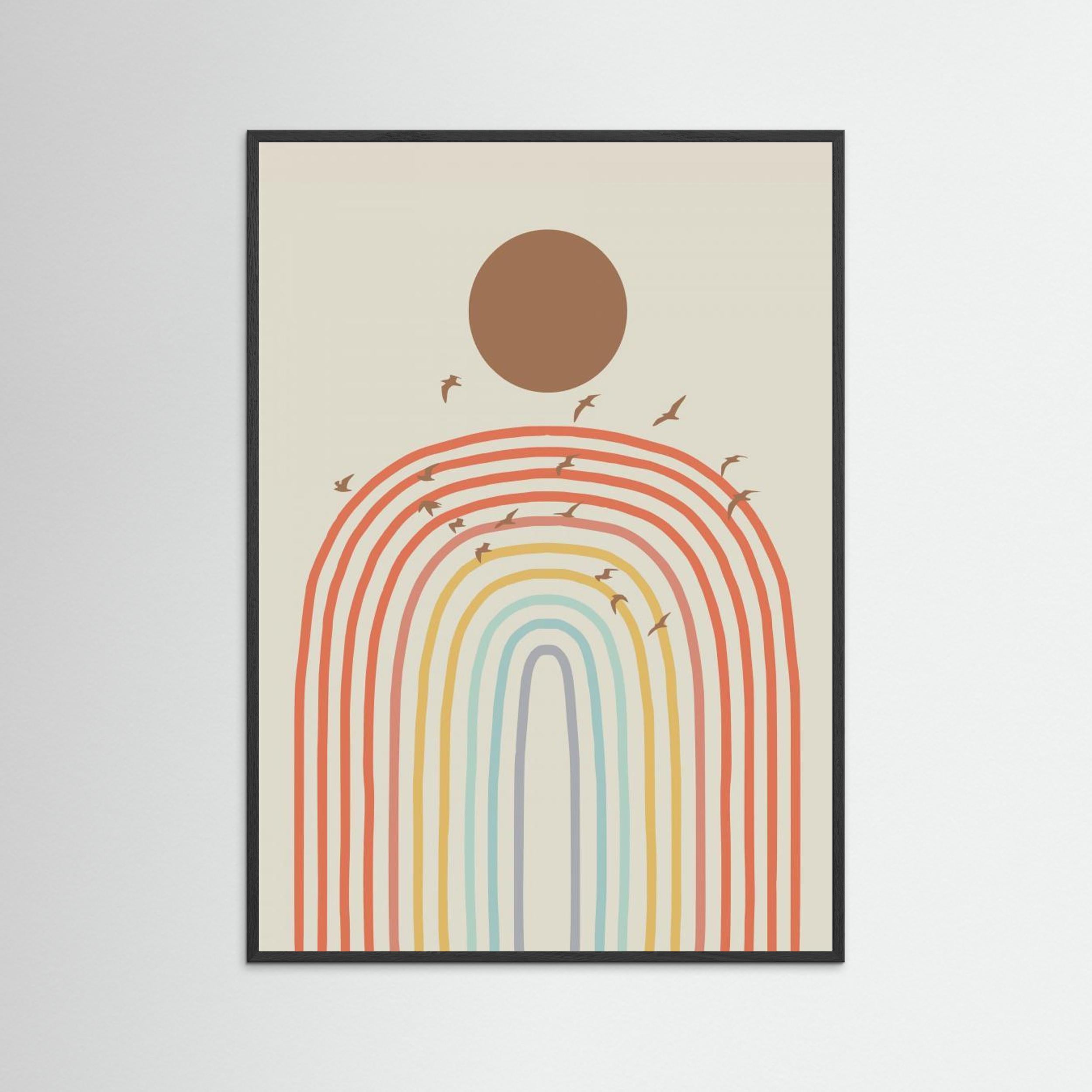 Rainbow Arch and Birds by Little Dean