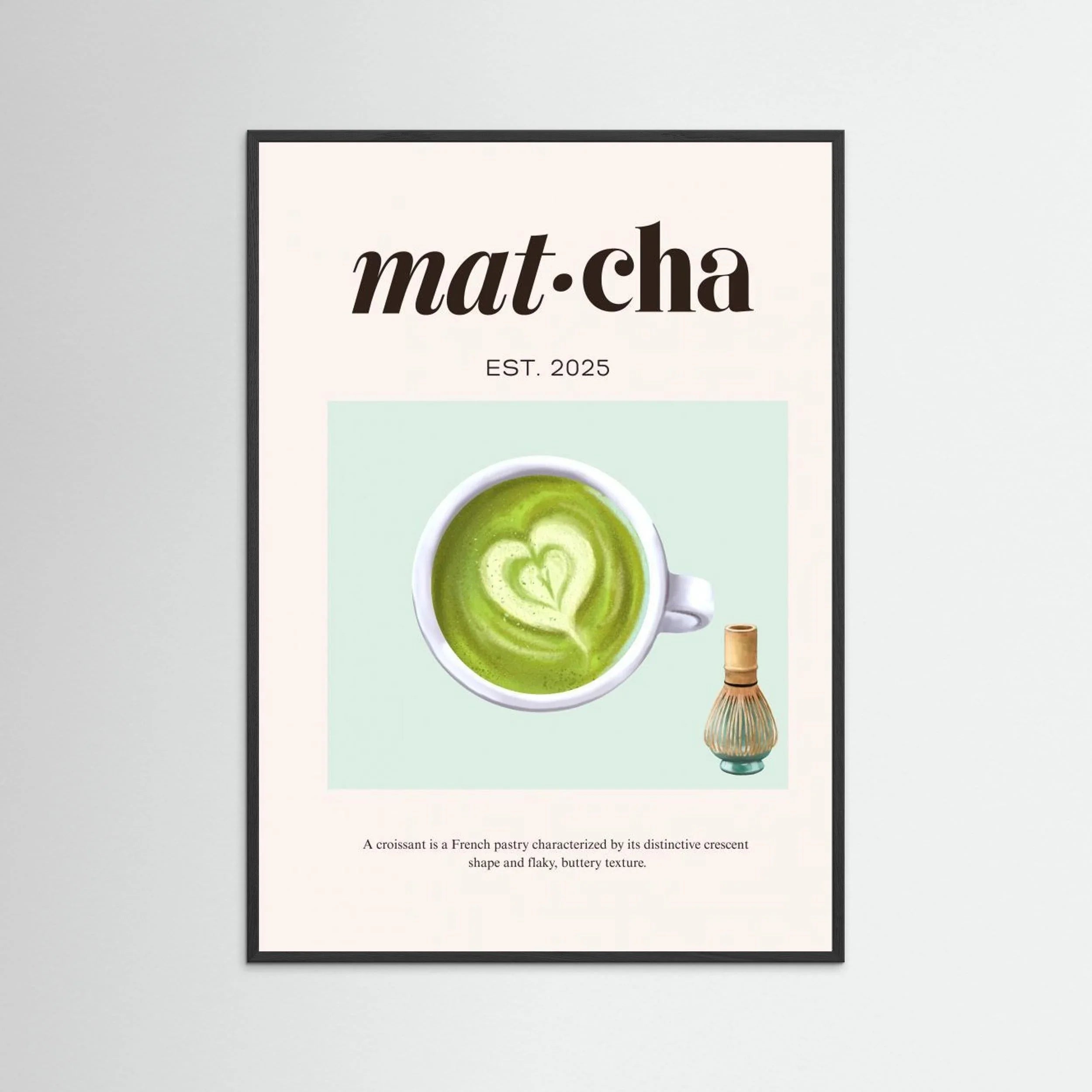 Matcha by Elizabeth C - Fine Art Paper Print - dreamtprint.art - 14 x 21 cm / 5 x 8″ (A5)