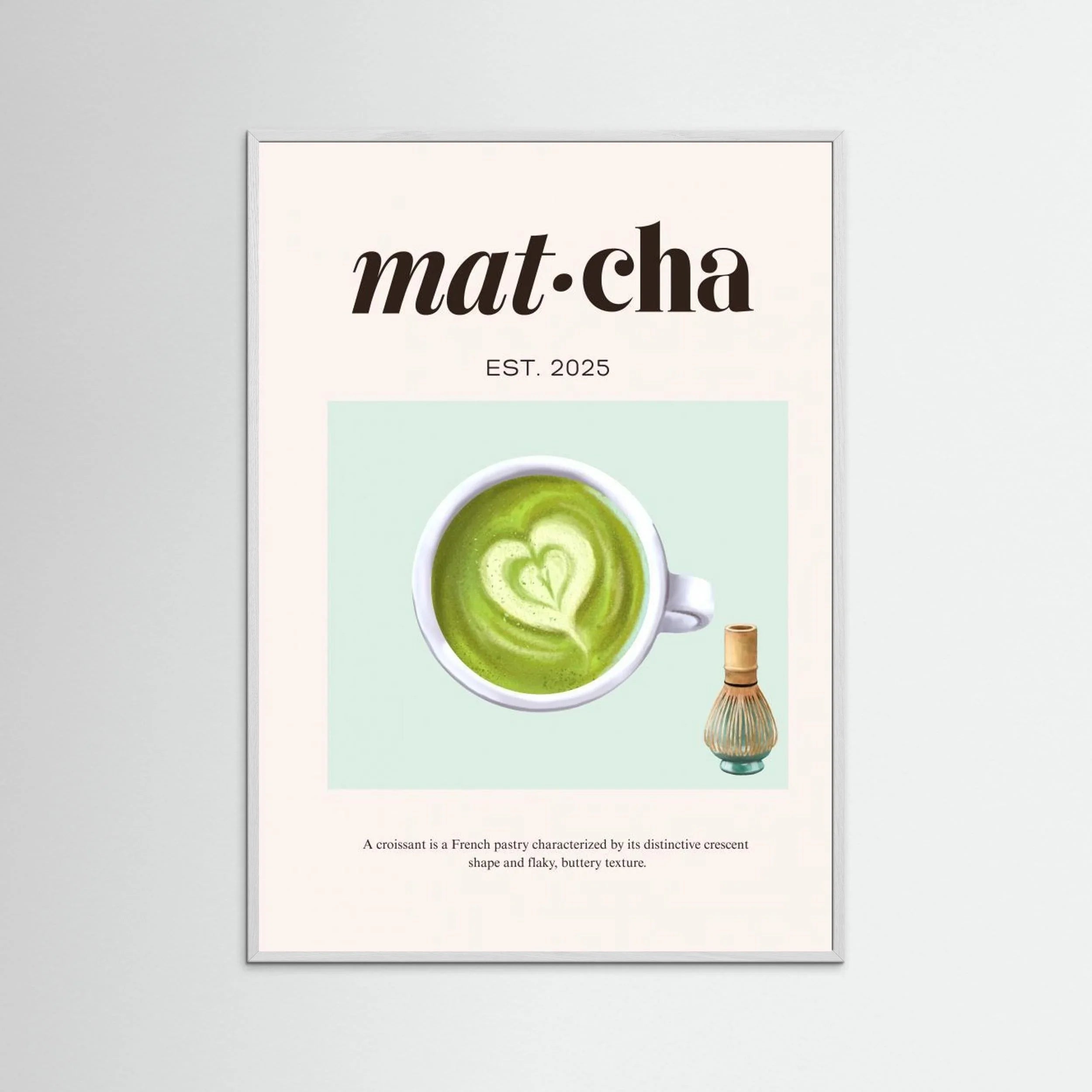Matcha by Elizabeth C - Fine Art Paper Print - dreamtprint.art - 14 x 21 cm / 5 x 8″ (A5)
