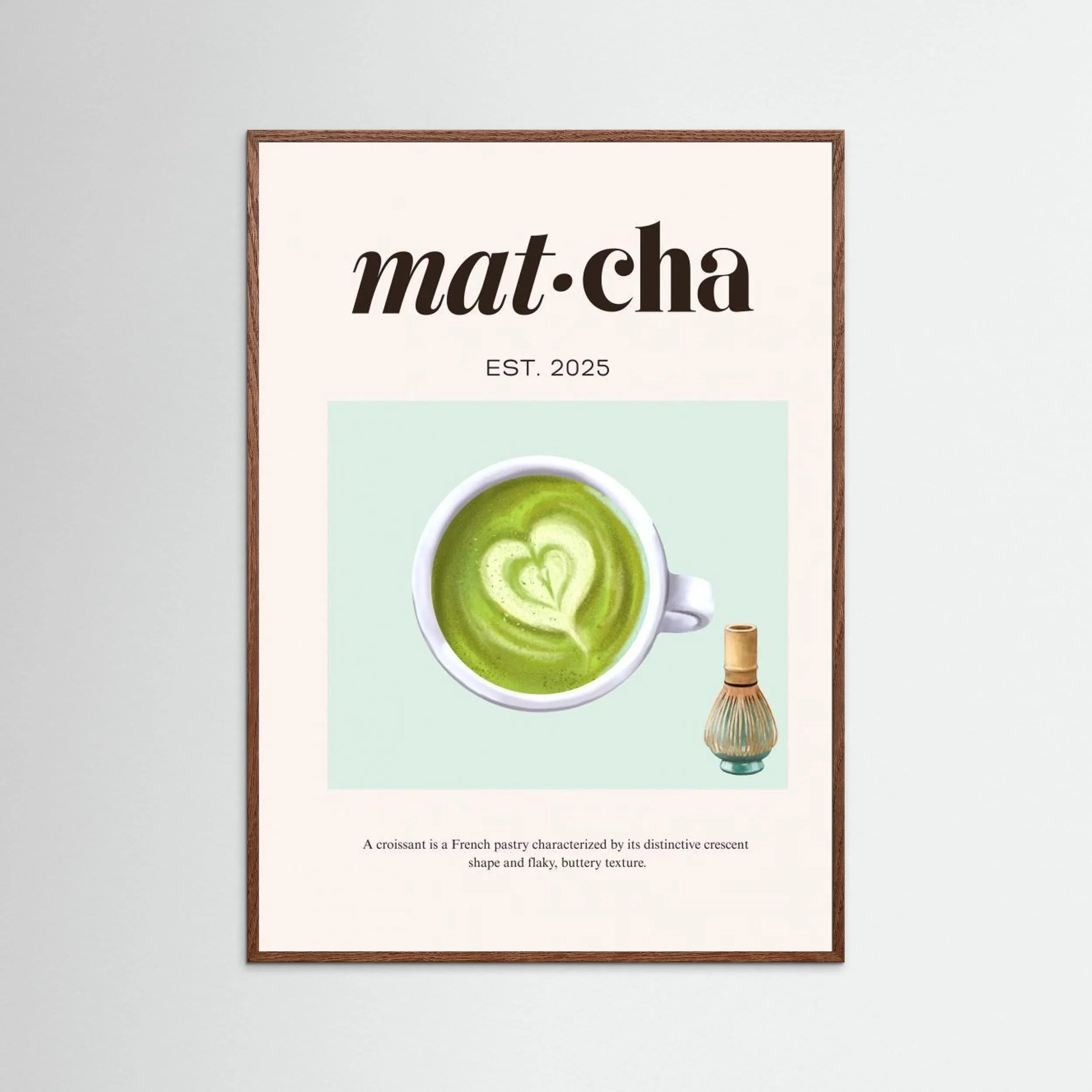 Matcha by Elizabeth C - Fine Art Paper Print - dreamtprint.art - 14 x 21 cm / 5 x 8″ (A5)
